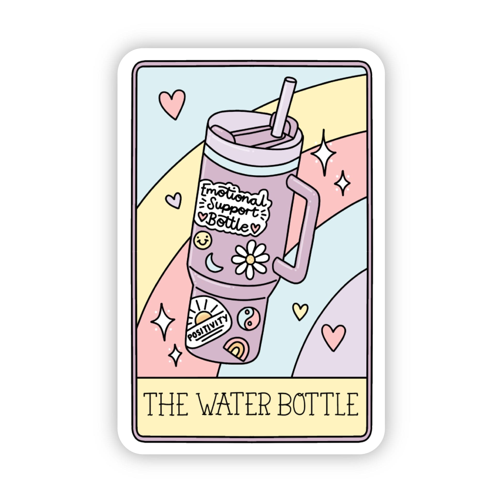  The Water Bottle Tarot Card Sticker、mySite、ghnorth