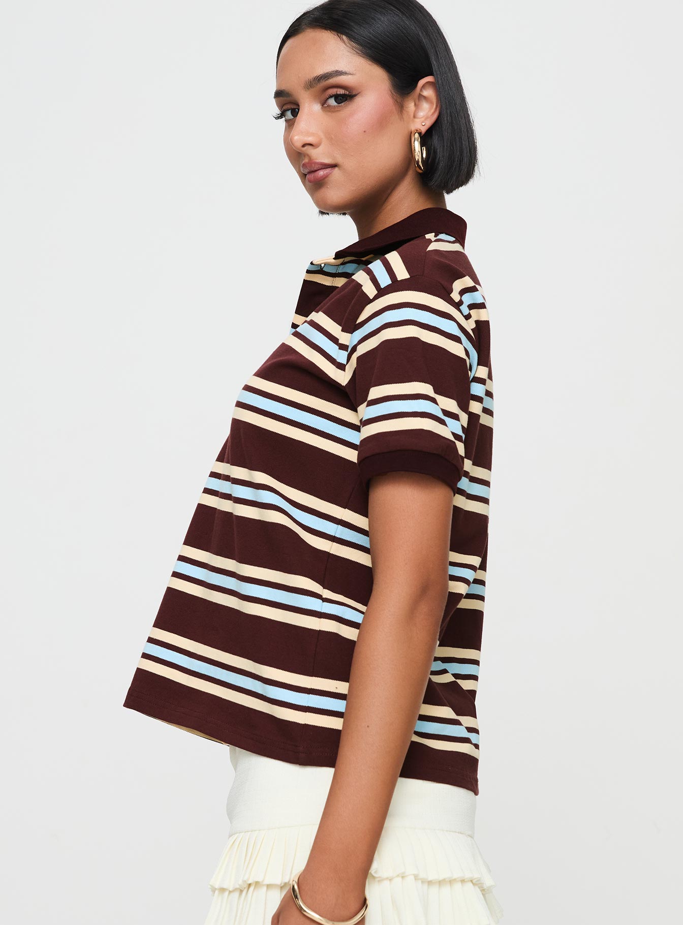 Leisure Polo Chocolate Multi、mySite、solidvoid