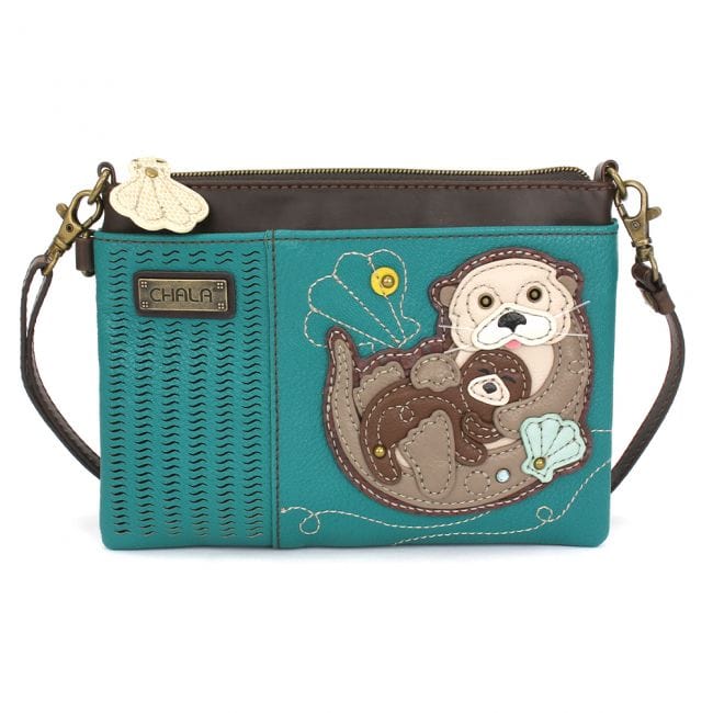 Sea Otter Collection by Chala Keychain, Crossbody Vegan、mySite、g9winljtr
