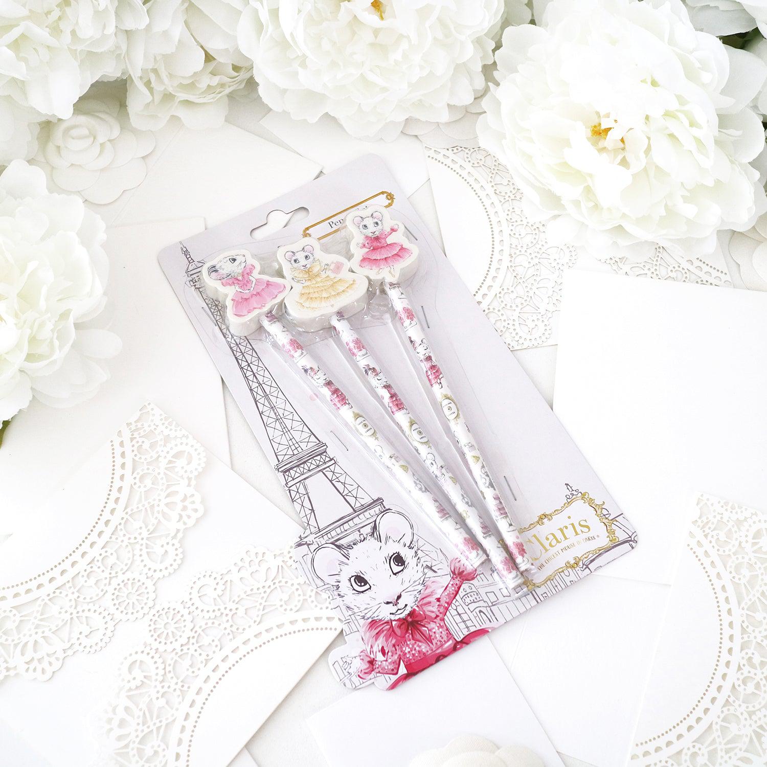 RETIRED - Claris The Mouse - Pencil Set、mySite、g9winljtr