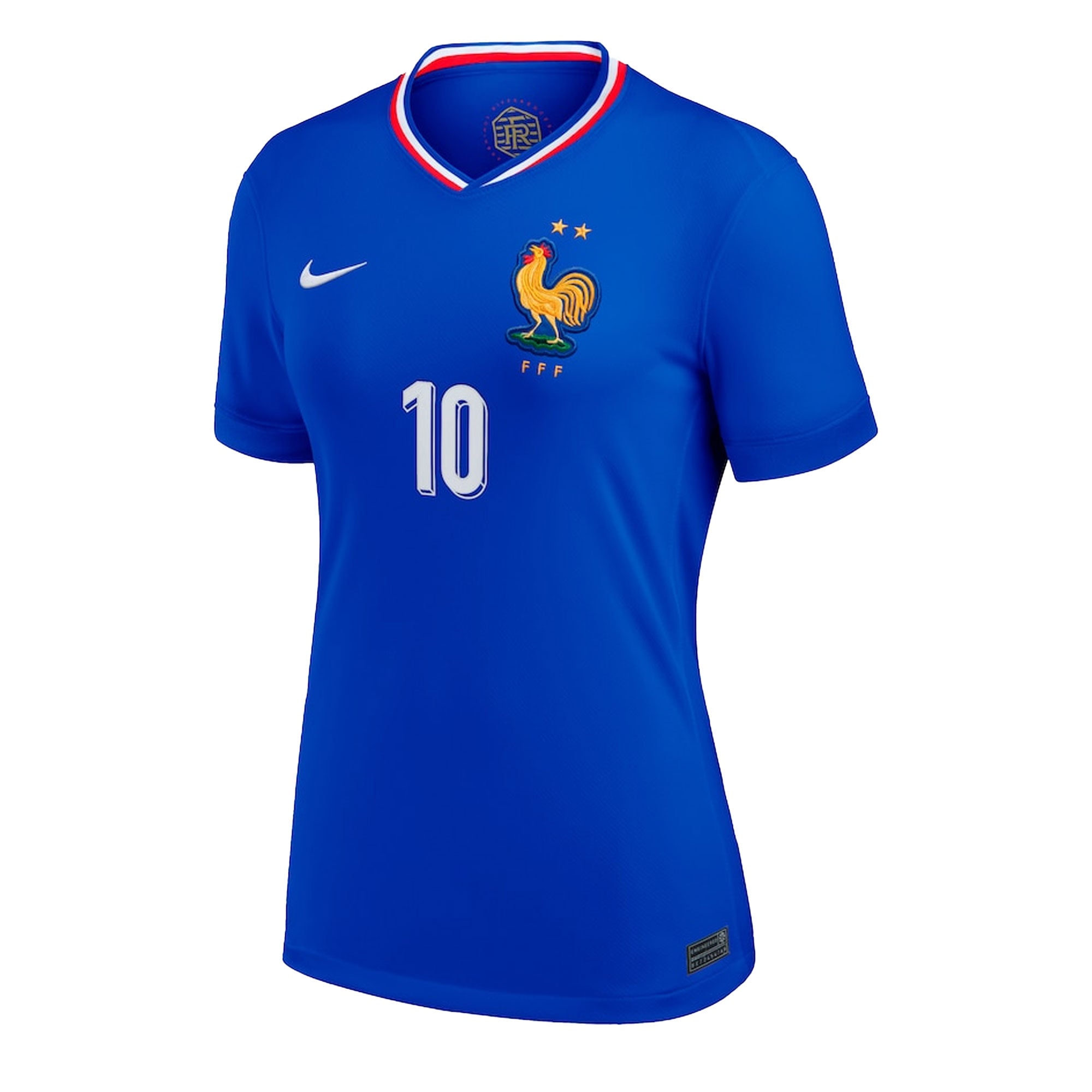 Nike Women's France 2024/25 Home Jersey w/ Mbappe #10 Printing、mySite、bottomscart