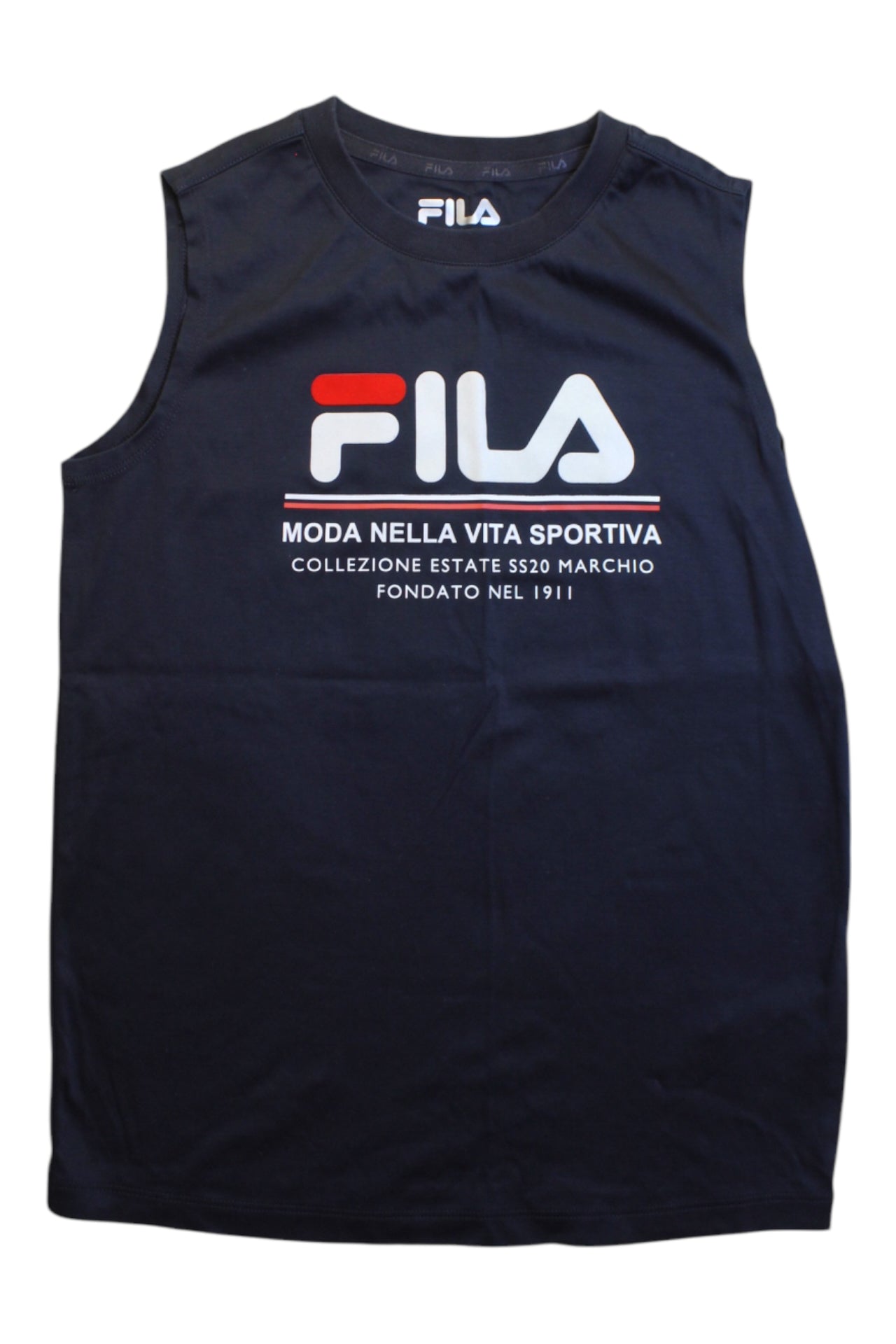 Fila Logo Sleeveless Tee 11-12Y、mySite、g9winljtr