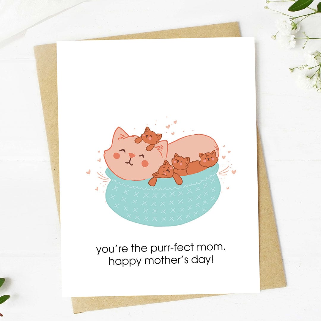  You're the purr-fect mom Mother's Day Cat Card、mySite、ghnorth