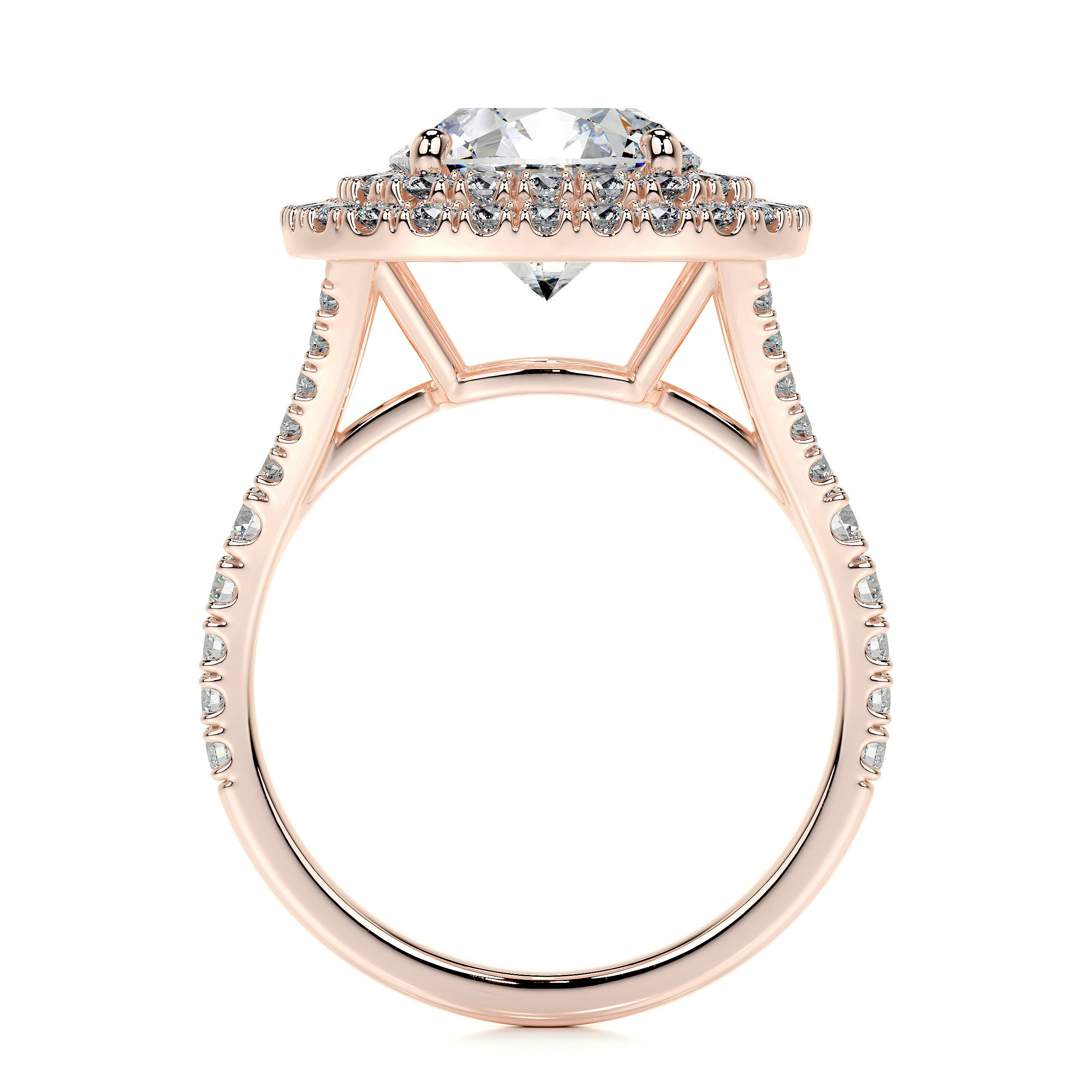 Angela Lab Grown Diamond Ring -14K Rose Gold、mySite、hinf8tx79