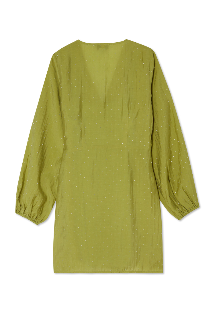 Lime Stud Mini Vienna Dress、mySite、solidvoid