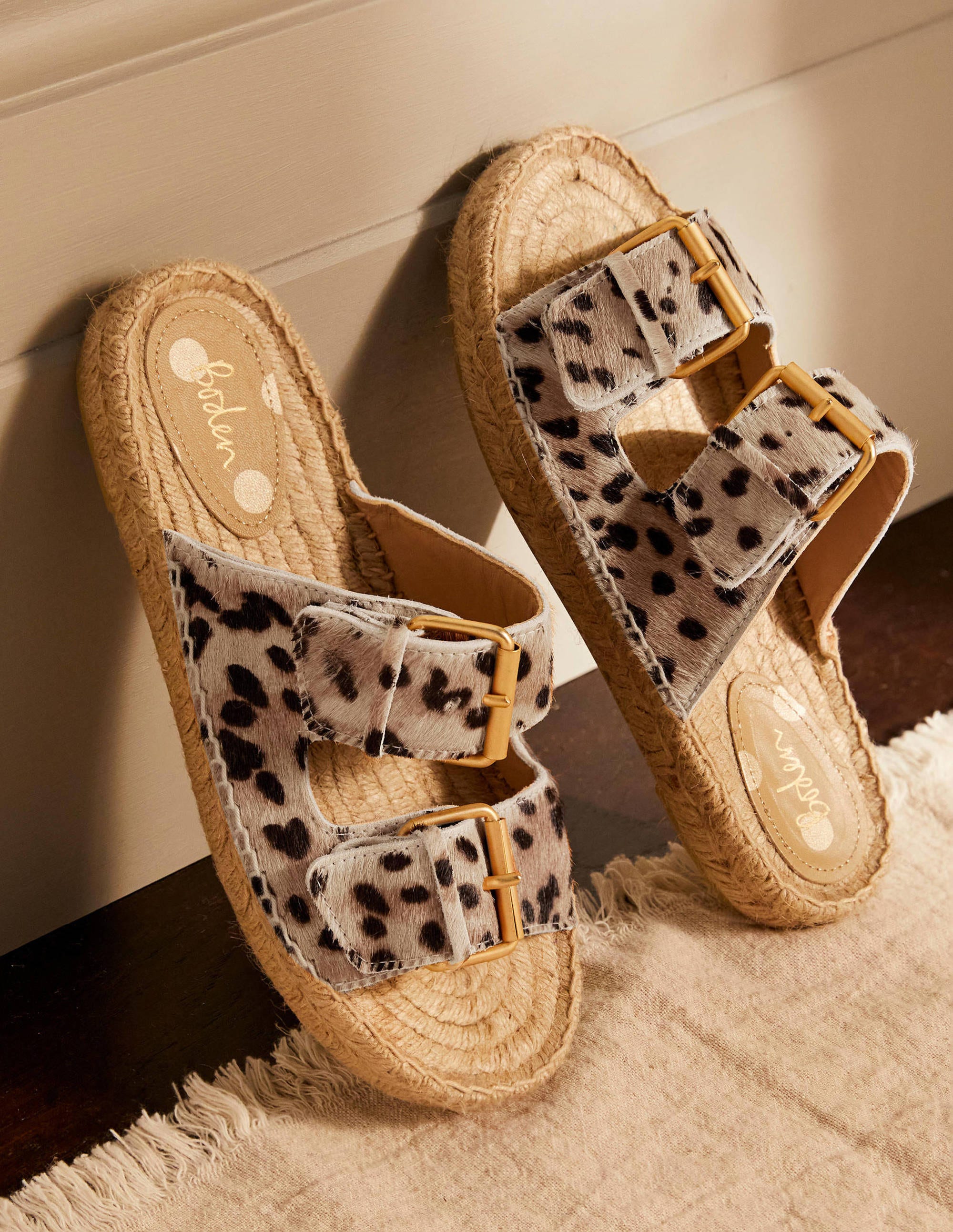  Buckle Espadrille Sandals-Neutral Leopard、mySite、ashleygrahame