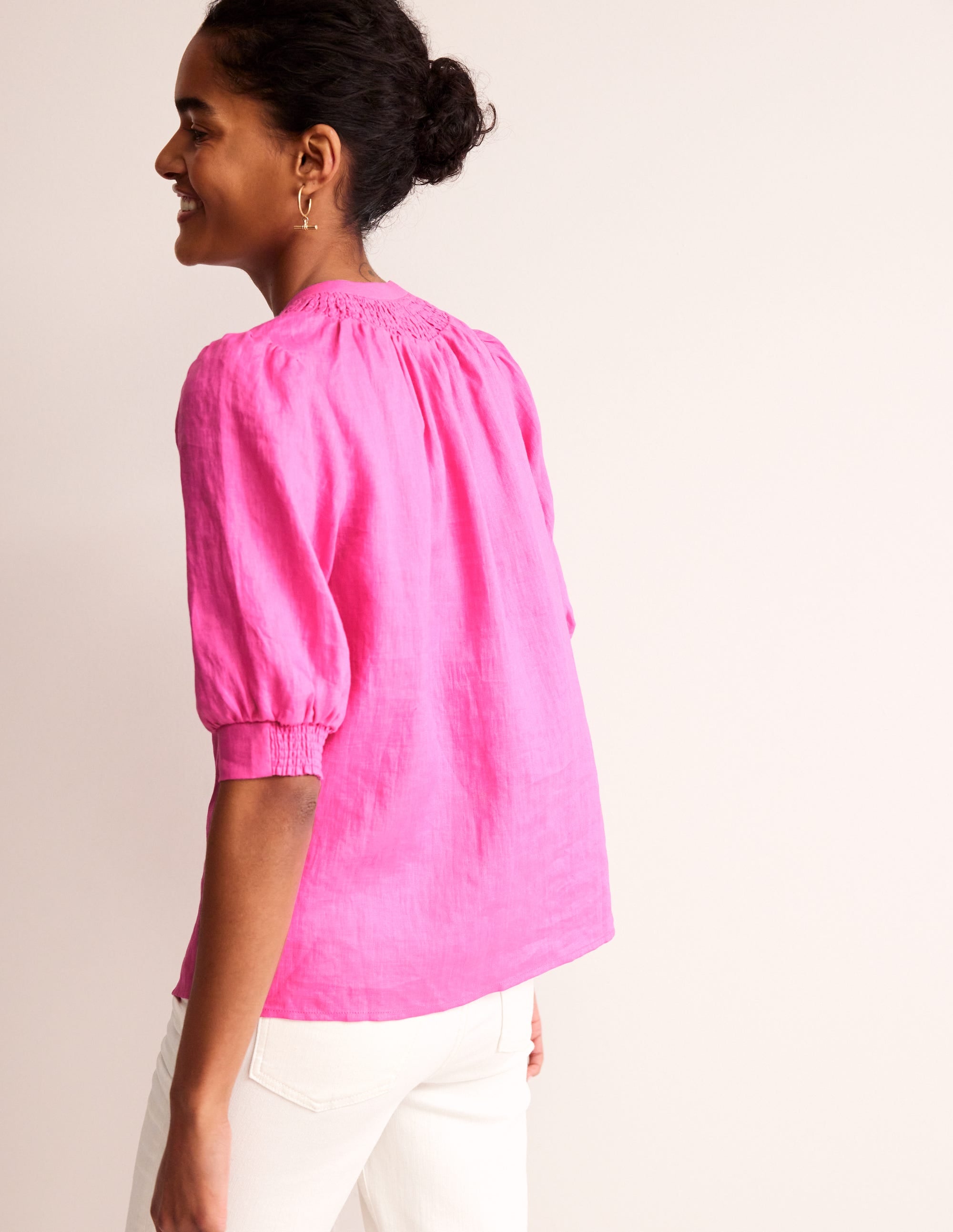  Ada Linen Top-Pop Pansy、mySite、ashleygrahame