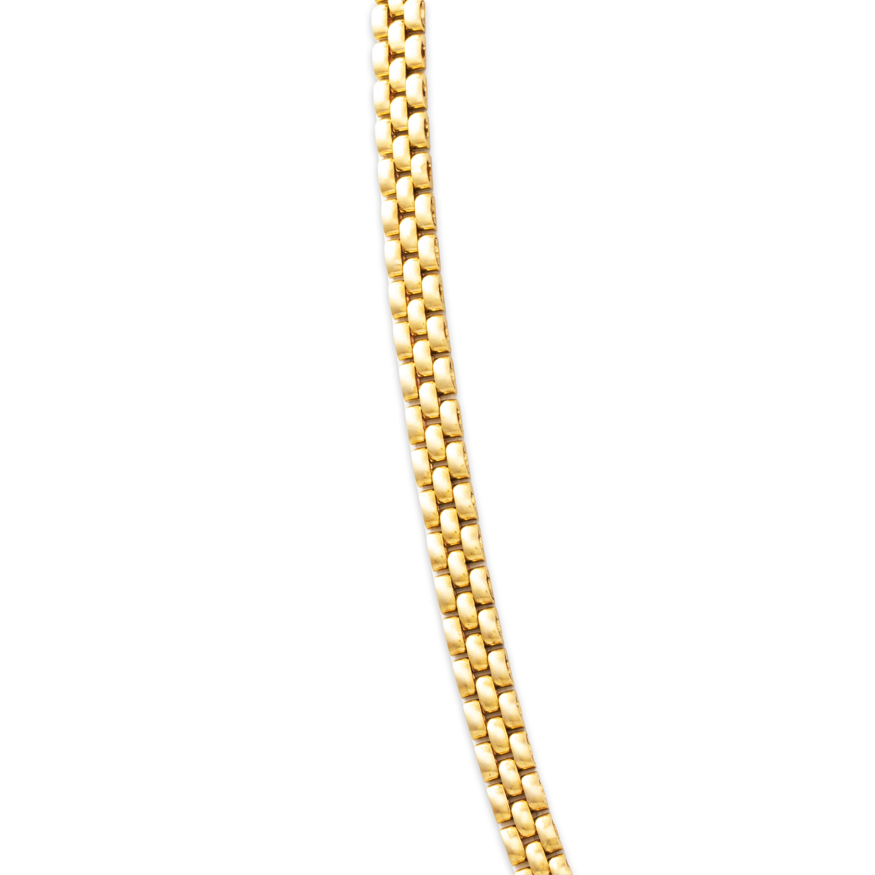 Vintage Outstanding 18k Yellow Gold Bismark Chain Necklace 16、mySite、hinf8tx79