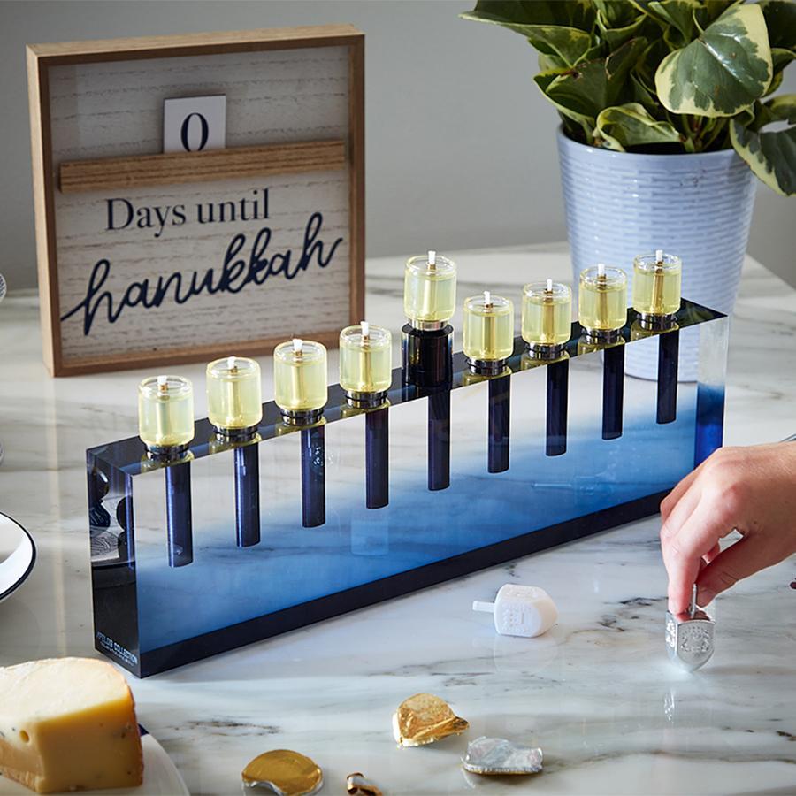 Acrylic Oil Menorah - (Choice of Colors)、mySite、topwebapps