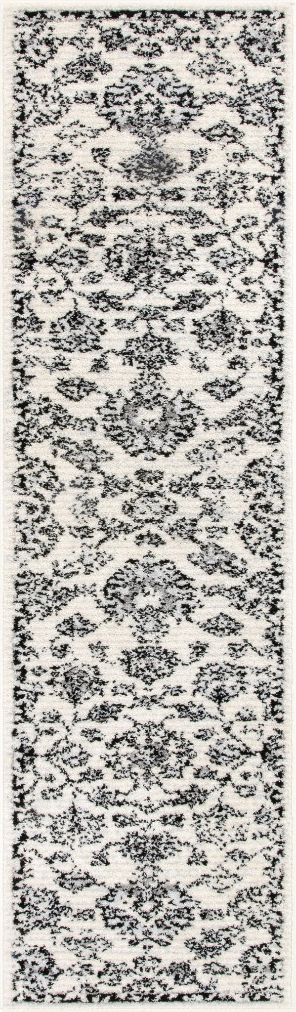 Palace Persian Oriental Botanical Ivory Grey High-Low Rug、mySite、gigharbornorthrealestate