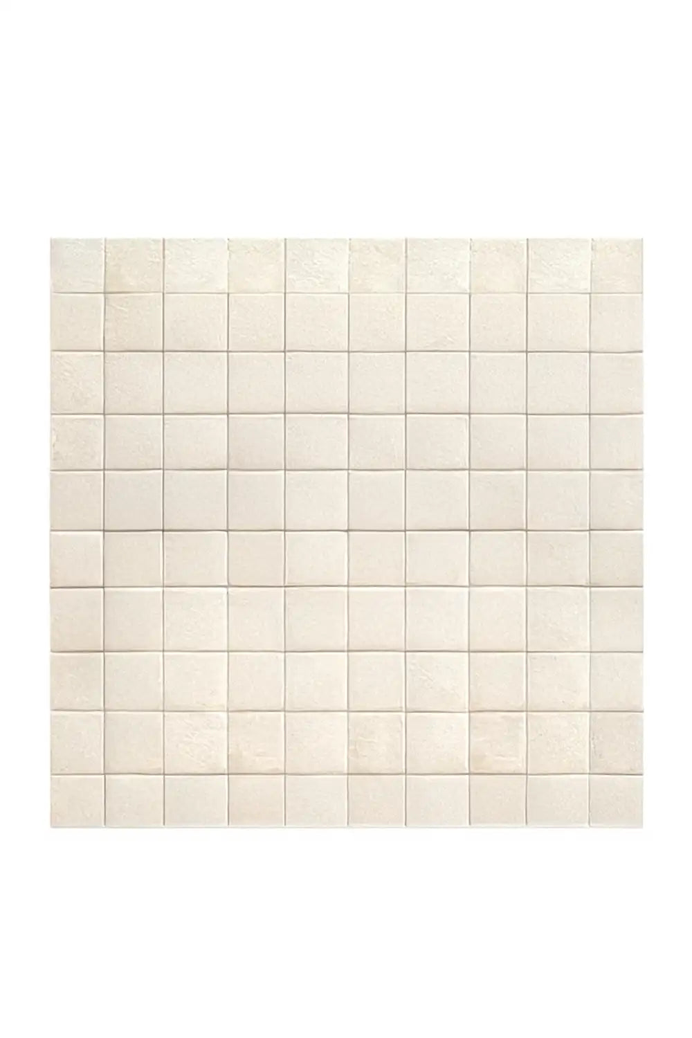 Soft Cream Checkered Hand Tufted Square Wool Rug、mySite、gigharbornorthrealestate