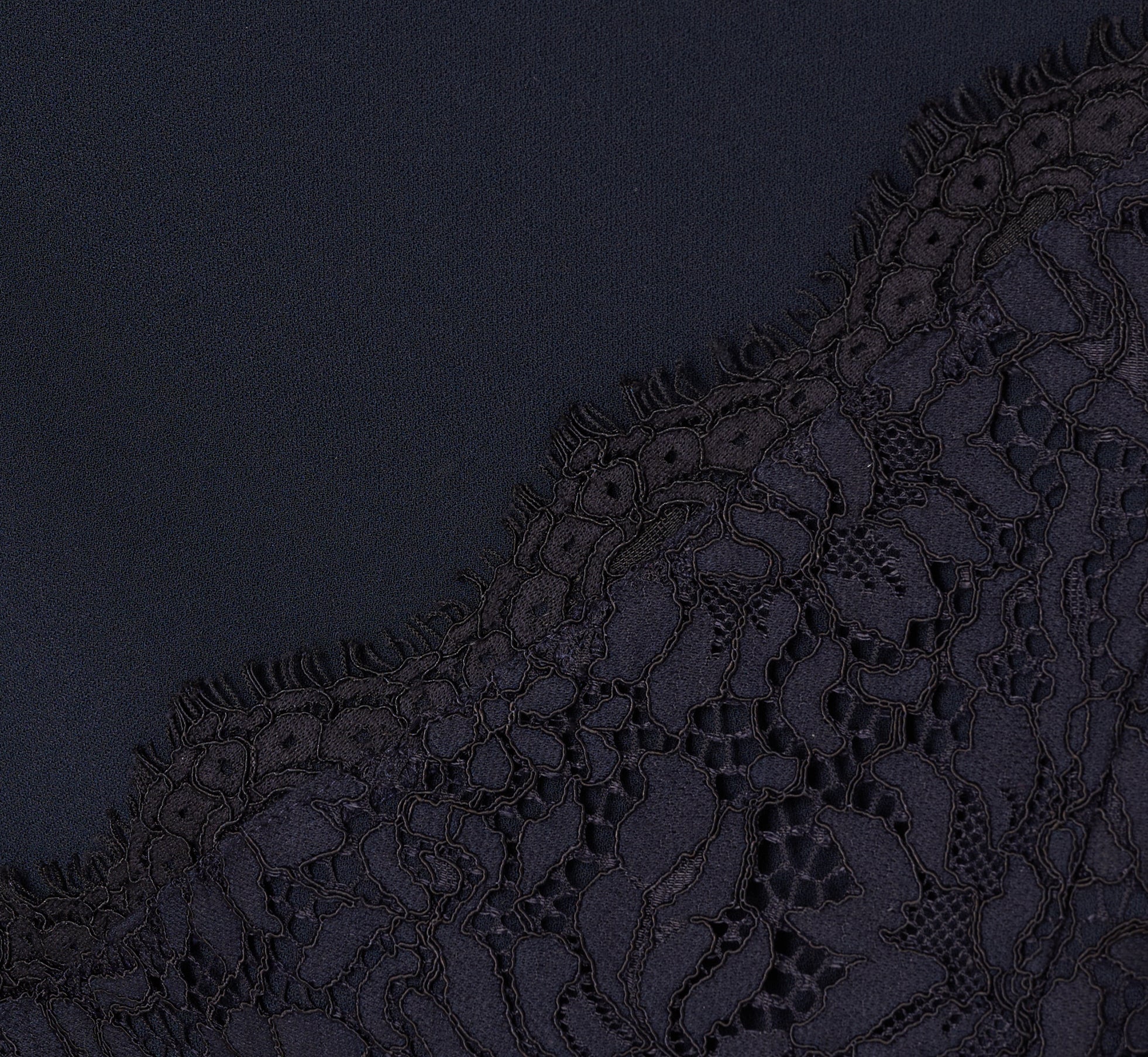 Crepe Lace Midi Dress In Twilight、mySite、solidvoid