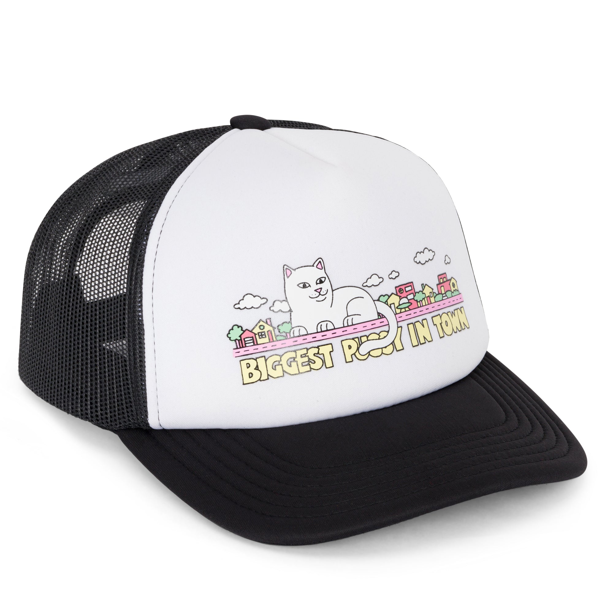  My Neighborhood Trucker Hat (Black)、mySite、merchandisen