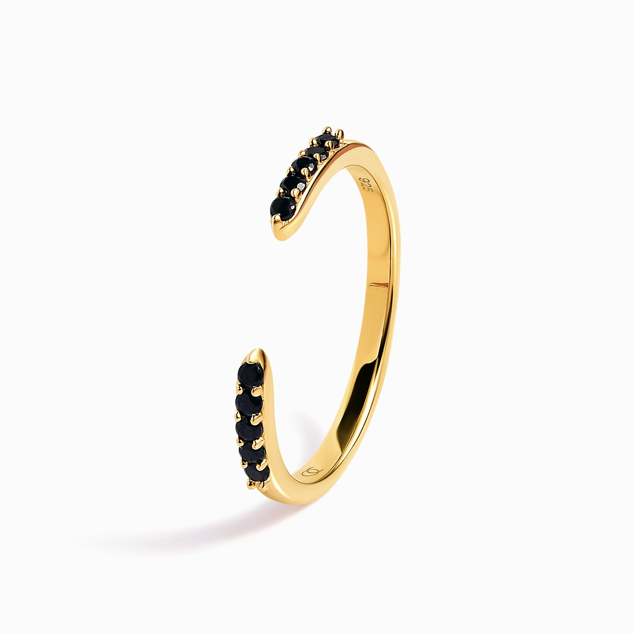 Black Spinel Ring - Twinkling Band、mySite、hinf8tx79