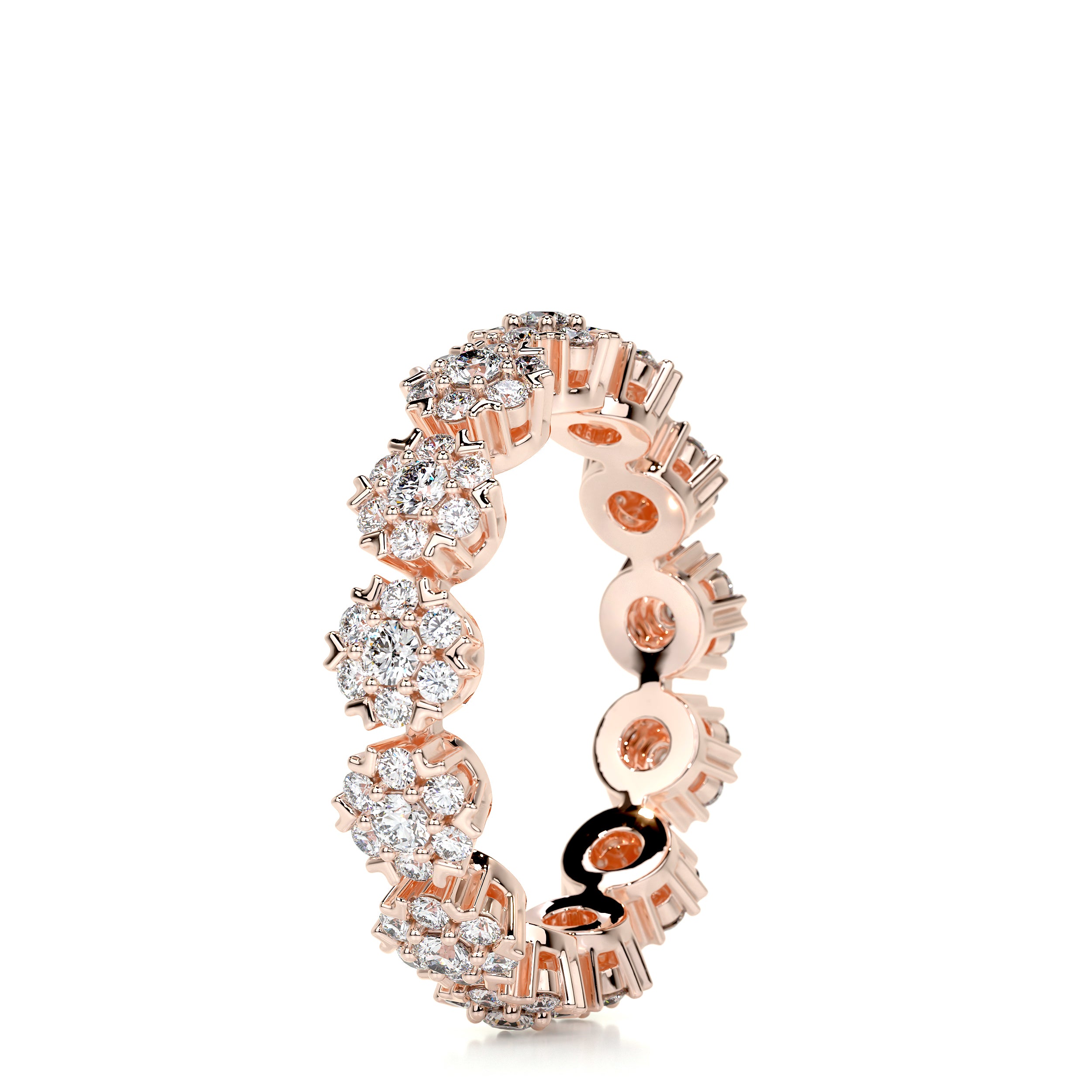 Holly Diamond Wedding Ring (1 Carat) -14K Rose Gold、mySite、hinf8tx79