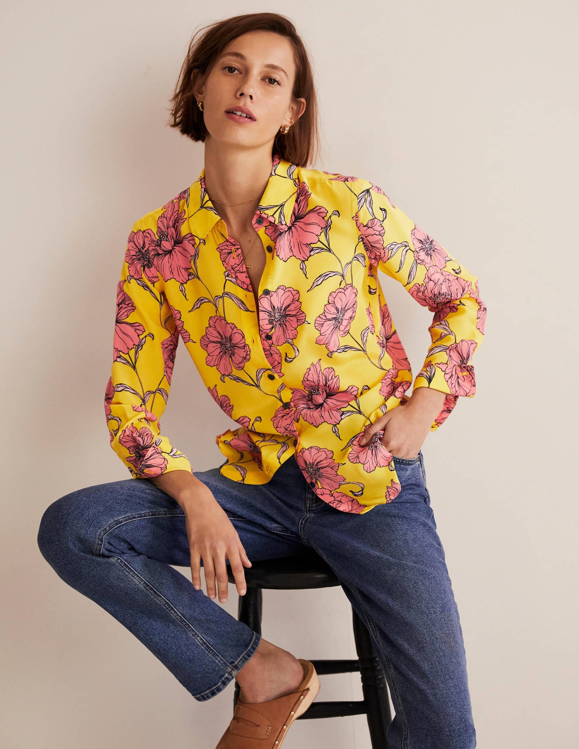  Silk Shirt-Lemon Fizz, Peony Bloom、mySite、ashleygrahame