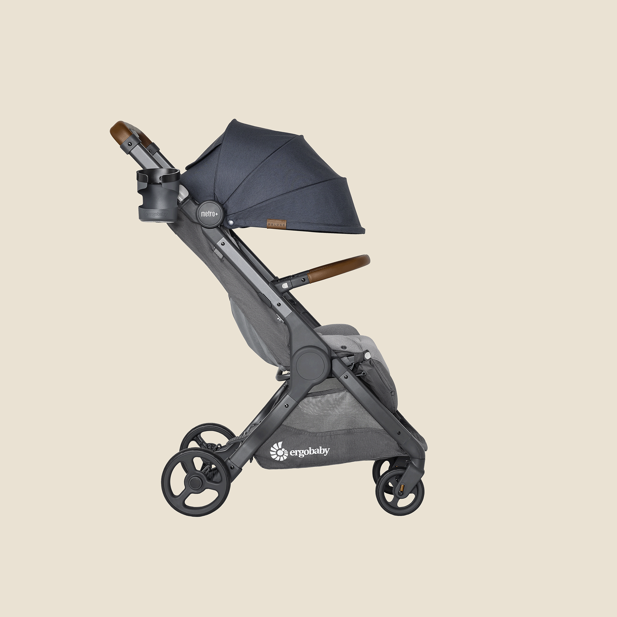  Ergobaby Metro+ Deluxe Compact Stroller - Skyline Shadow、mySite、merchandisen