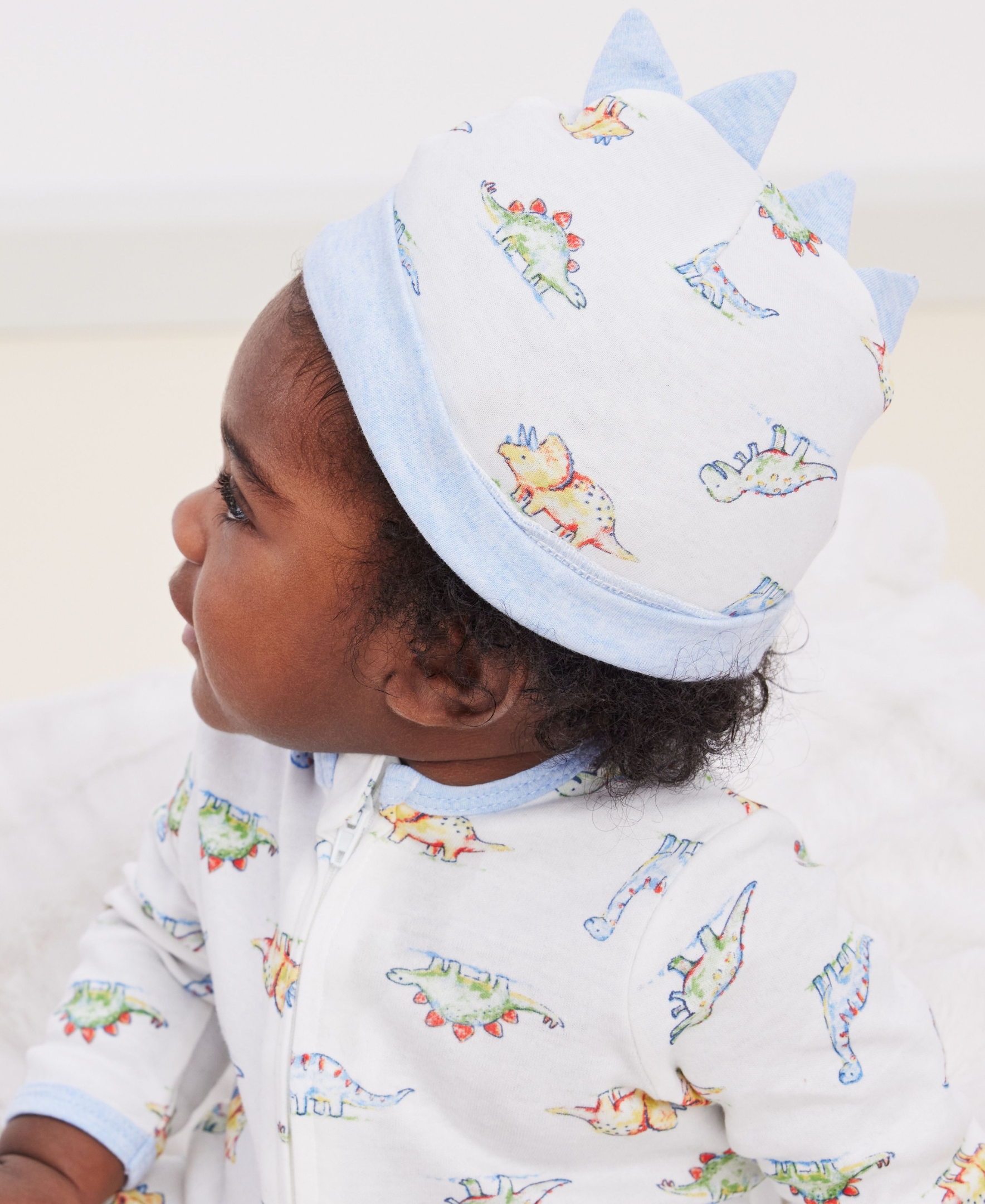  Dinomite 2-Way-Zip Footed One-Piece and Hat、mySite、layawaytickets