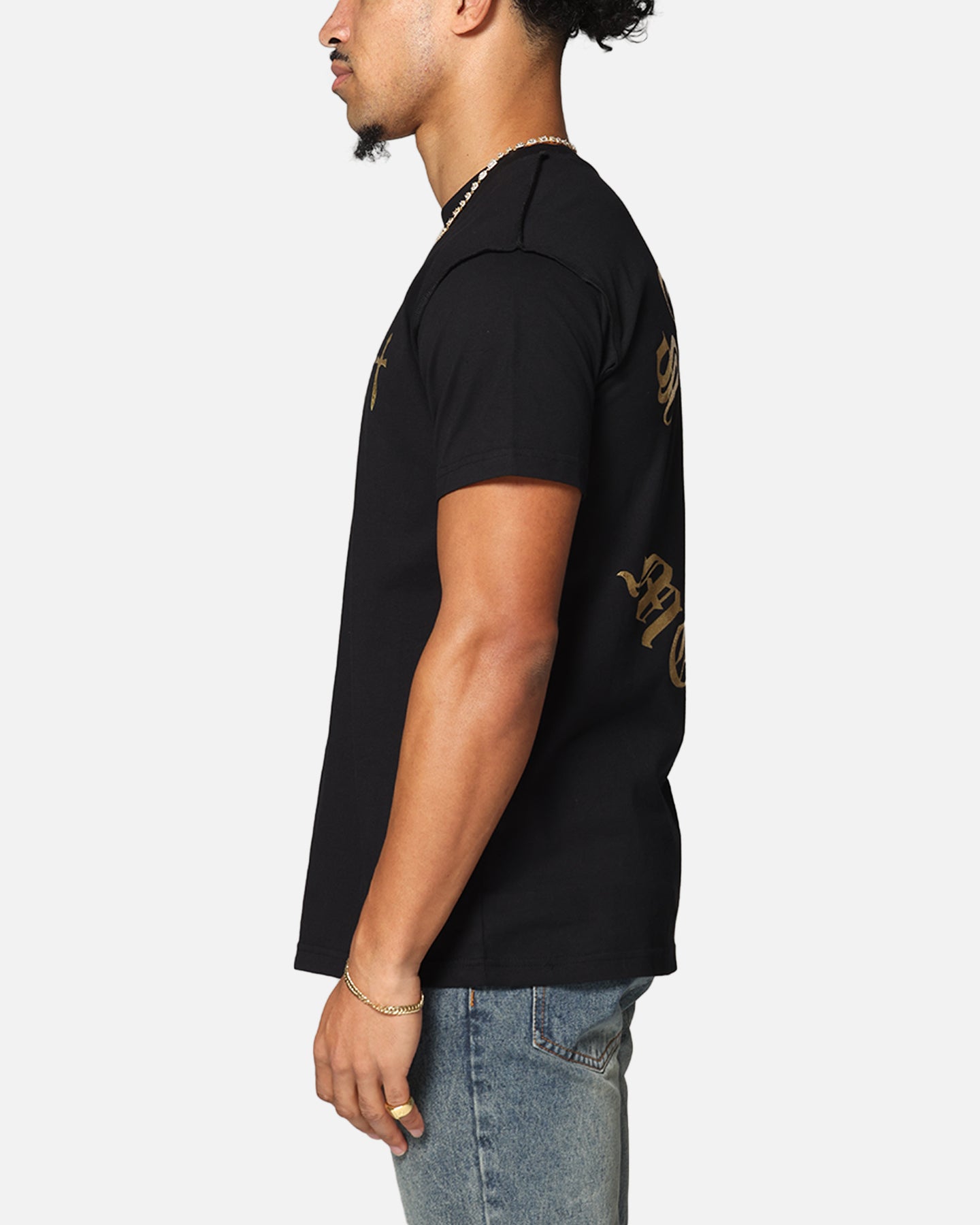 Saint Morta Mortal Lafayette T-Shirt Black/Gold、mySite、zt4zffjzw