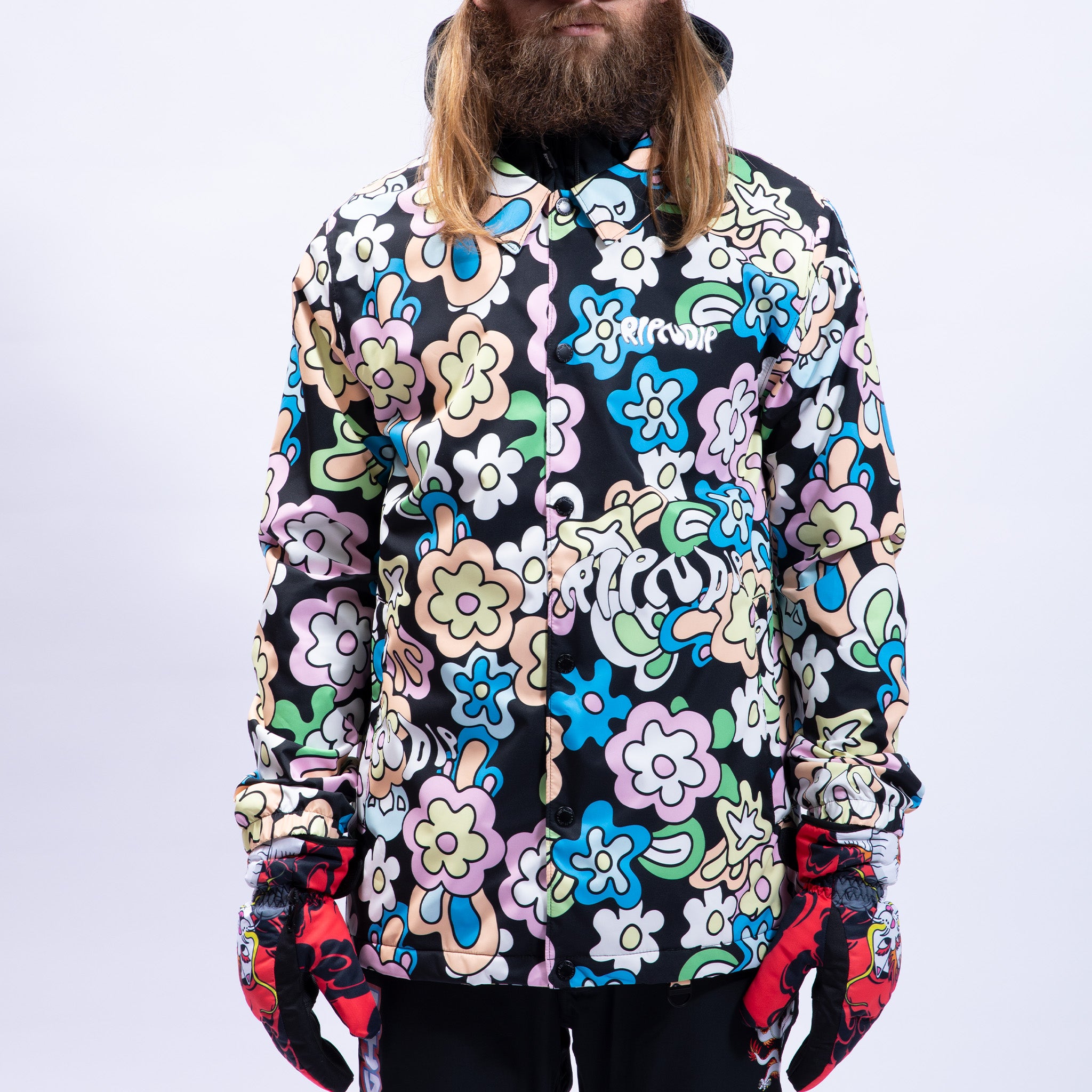  Flower Child Snowboard Jacket (Multi)、mySite、merchandisen
