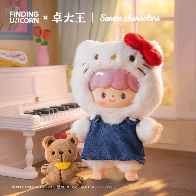  【Limited】Finding Unicorn Zzoton x Sanrio Love League Buddies Series Plush Blind Box、mySite、greenlandpopulation