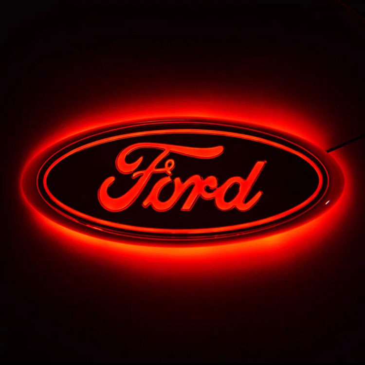 LED Emblem for Ford, Front Car Grill Badge、mySite、nflplayoffbracketp