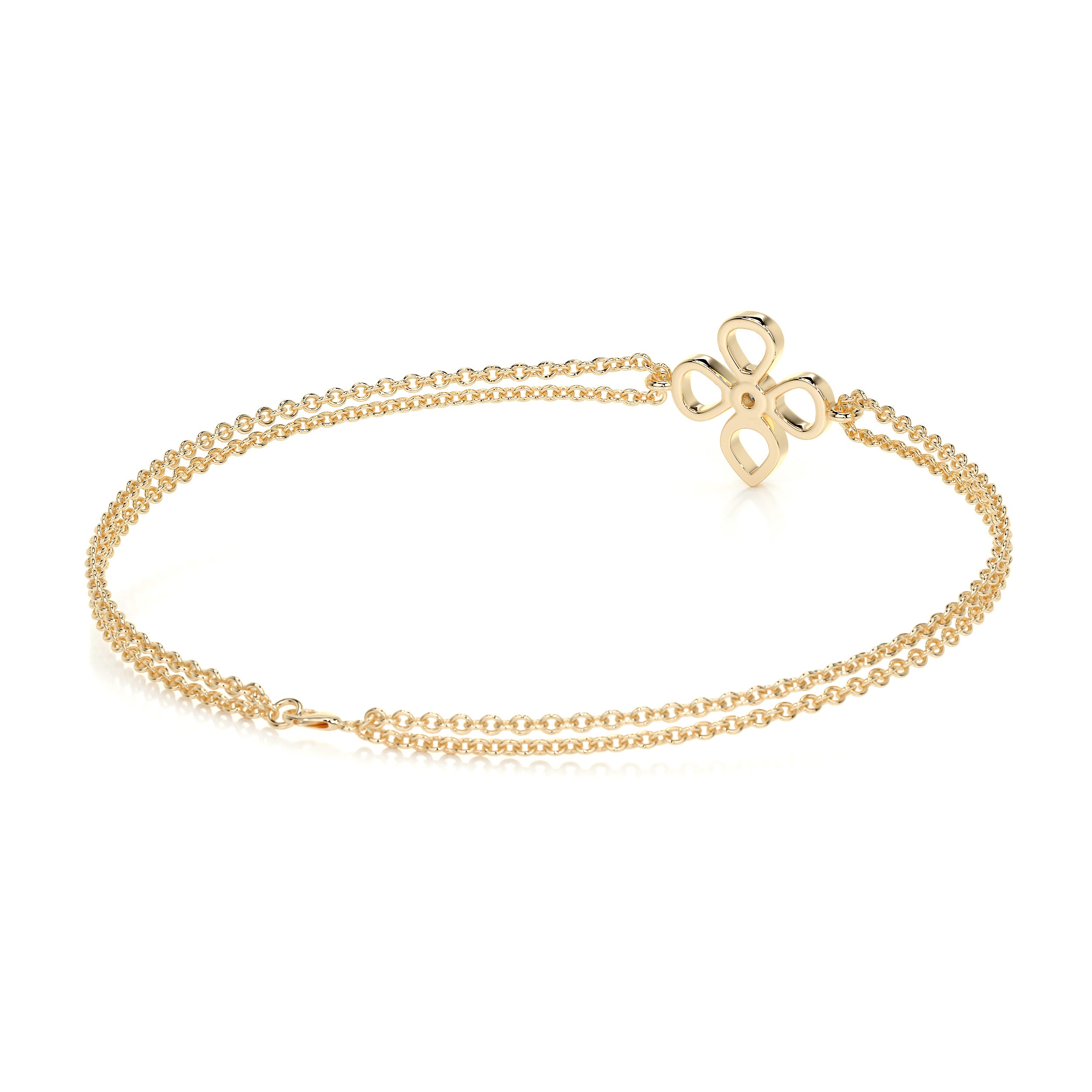 Dolores Diamonds Bracelet (0.02 Carat) -18K Yellow Gold、mySite、hinf8tx79