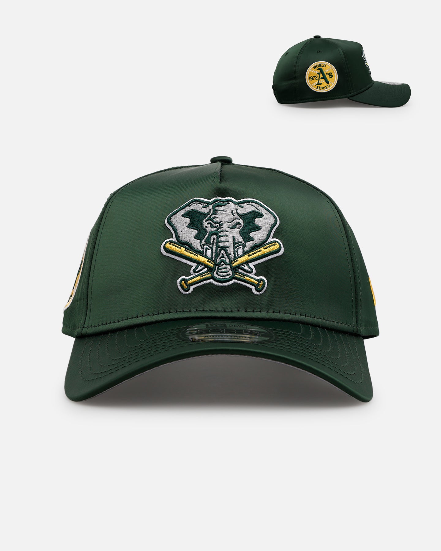 New Era Oakland Athletics 'Team Color Satin' 9FORTY A-Frame Snapback Official Team Color、mySite、zt4zffjzw