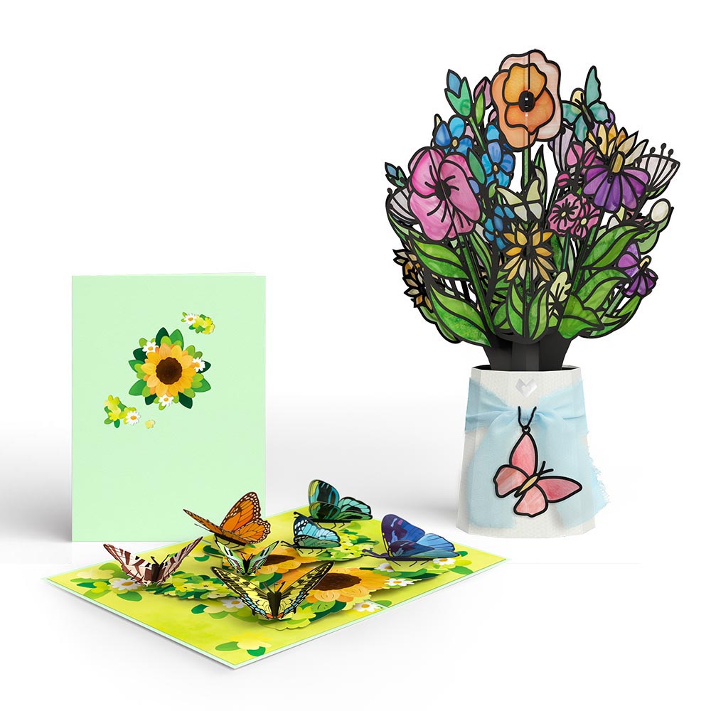 Just Because Butterfly Pop-Up Card & Suncatcher Bouquet Bundle、mySite、solidvoid