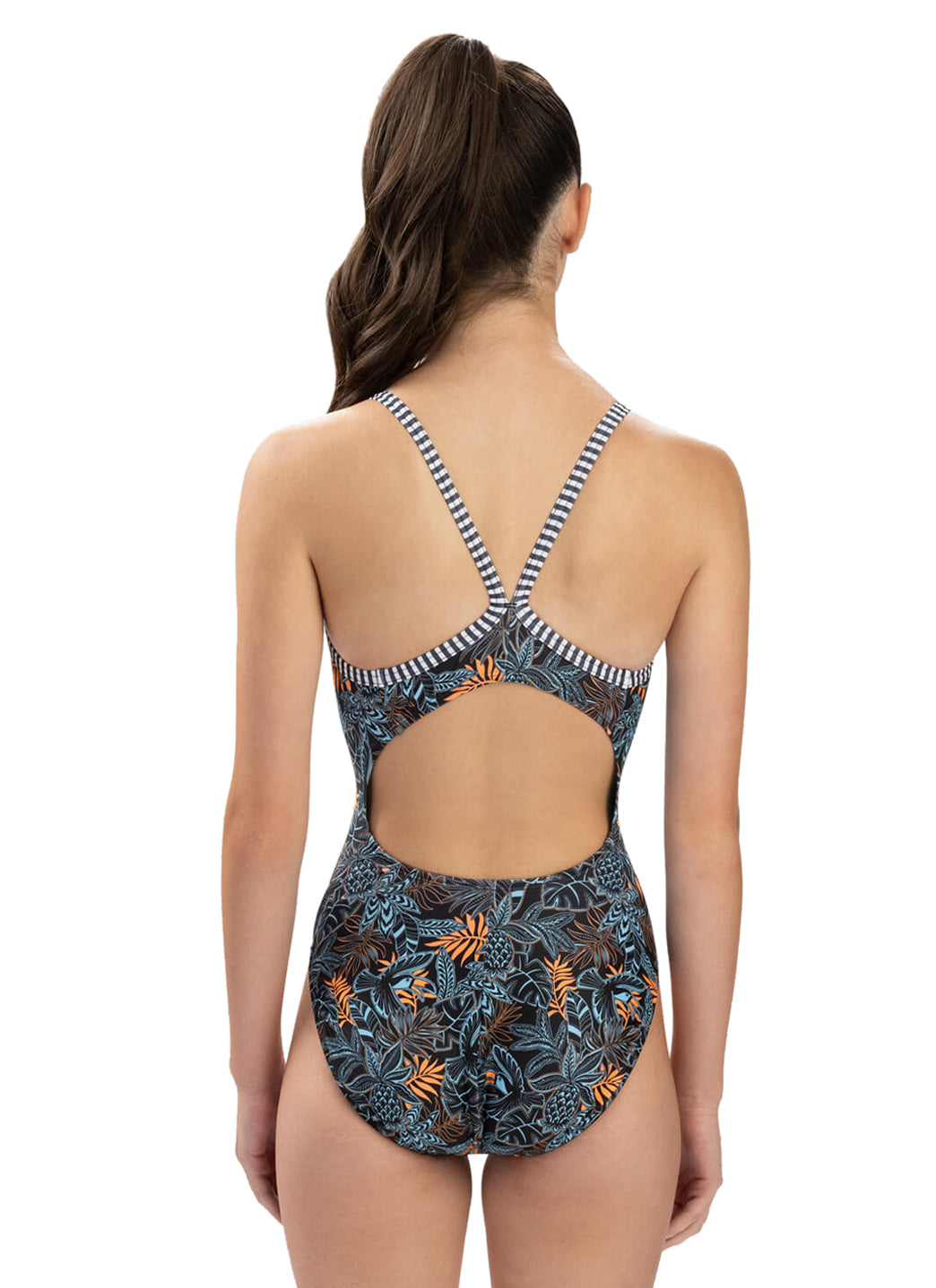 Dolfin Uglies Women's Hot Tropic V-2 Back One Piece Swimsuit、mySite、noshort