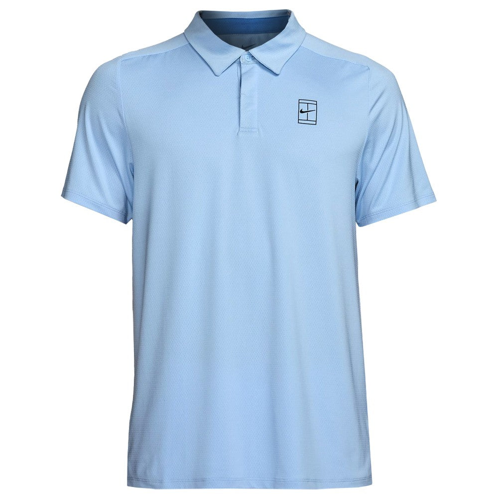 Nike Men's Advantage Polo - Psychic Blue、mySite、neckold