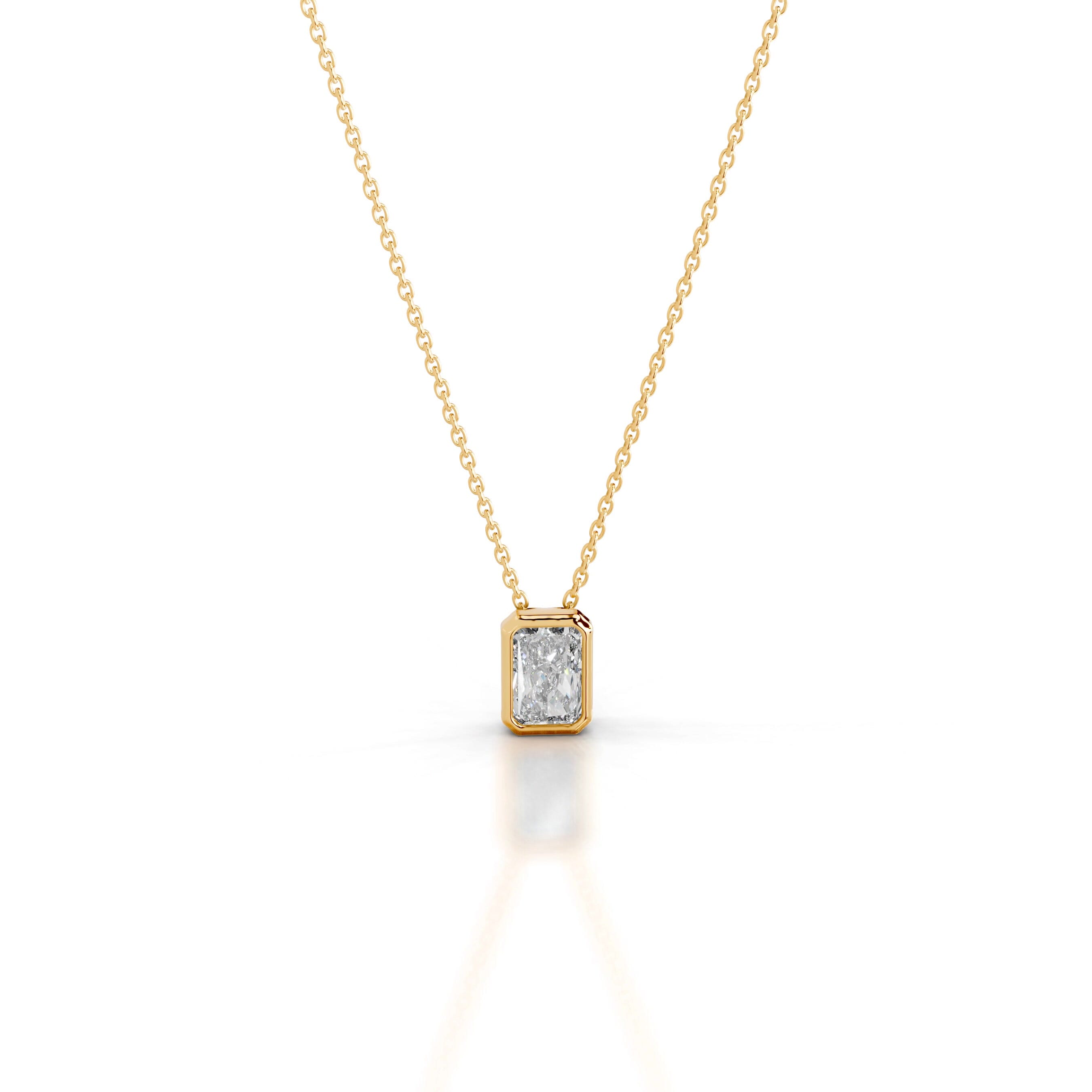 Gianna Lab Grown Diamond Pendant - 18K Yellow Gold、mySite、hinf8tx79