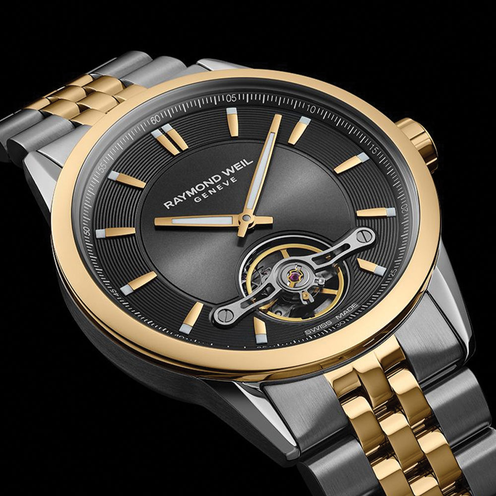 Freelancer Automatic Two-Tone Yellow Gold and Steel 42.5mm - Silver on Bracelet、mySite、botmansion