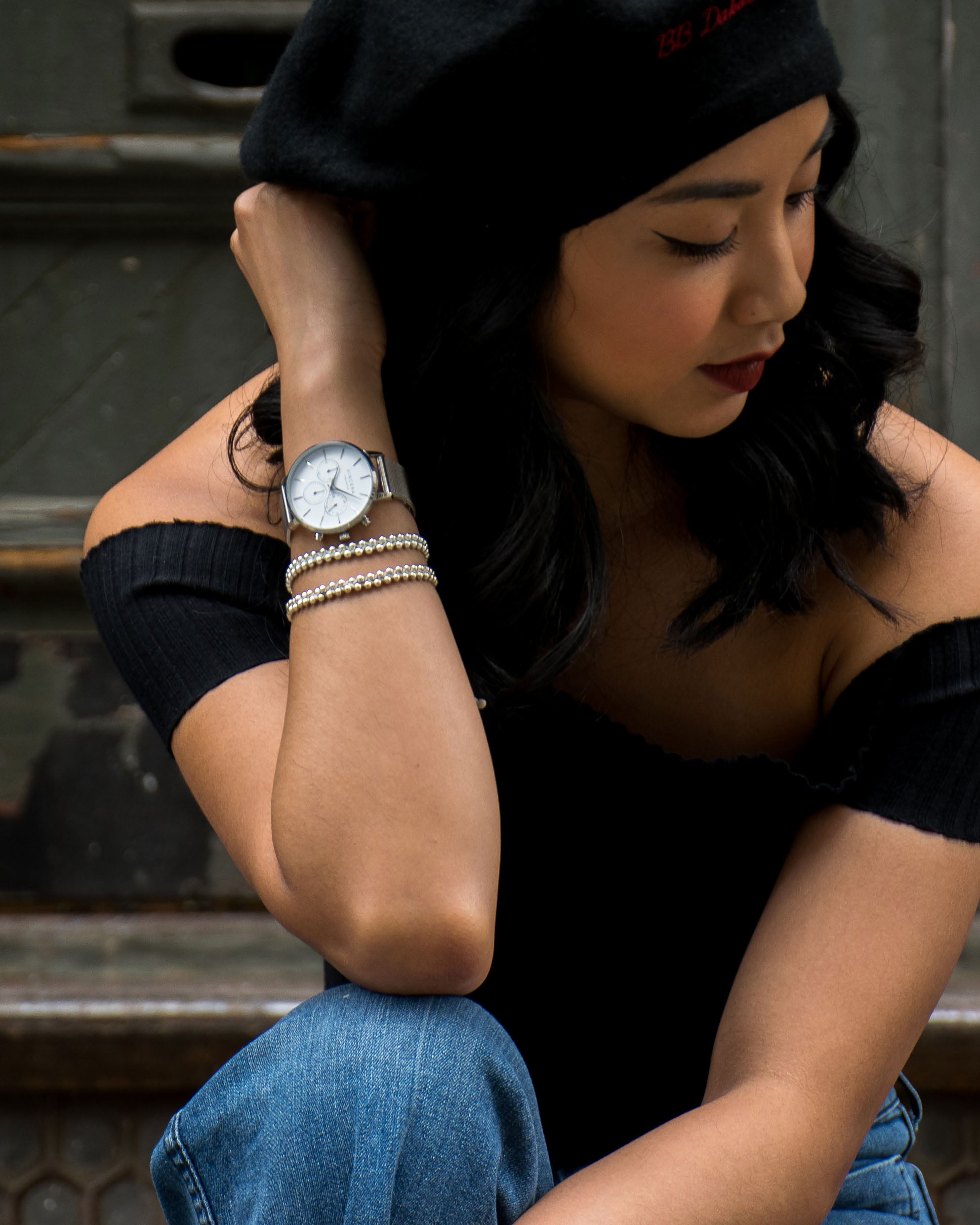  Kleio Mesh - Silver + White