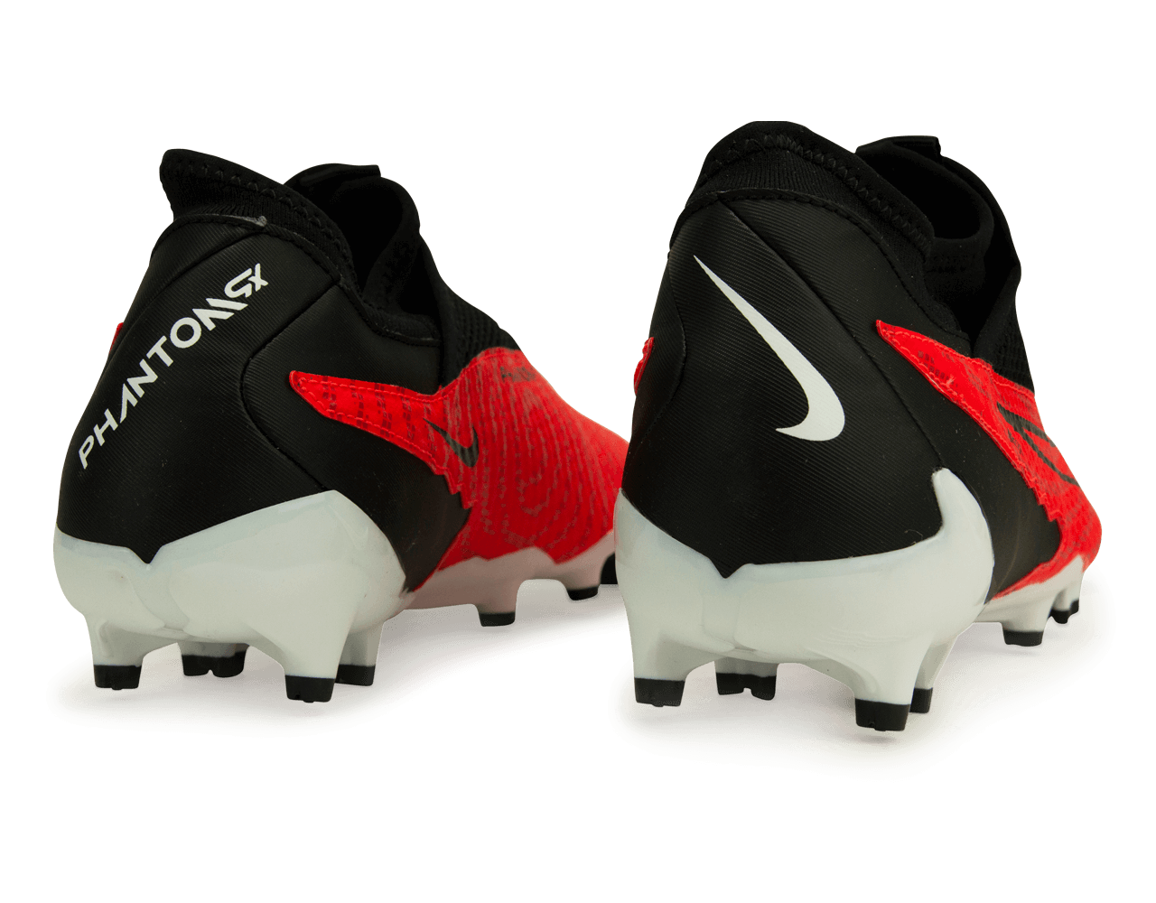 Nike Men's Phantom GX Academy DF FG/MG Red/Black、mySite、noshort