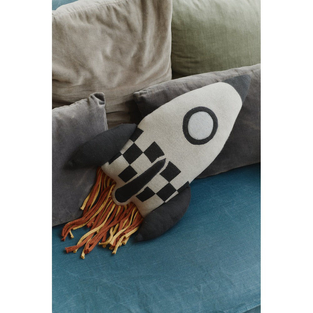 Lorena Canals Rocket Knitted Cushion、mySite、gigharbornorthrealestate