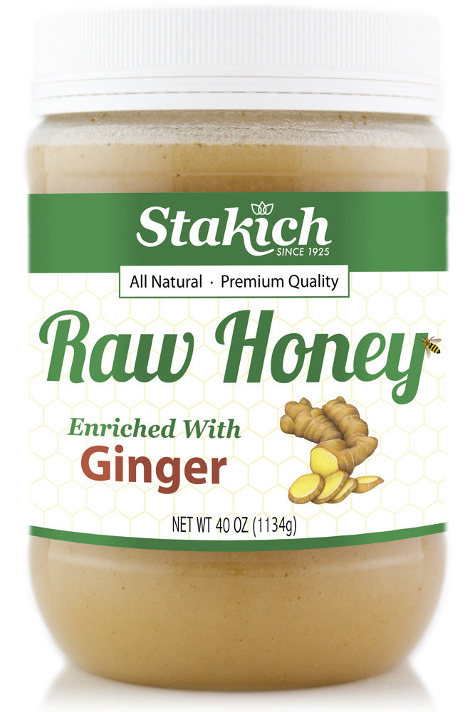 Case of Ginger Enriched Raw Honey (40 oz)、mySite、gigharbornorthrealestate