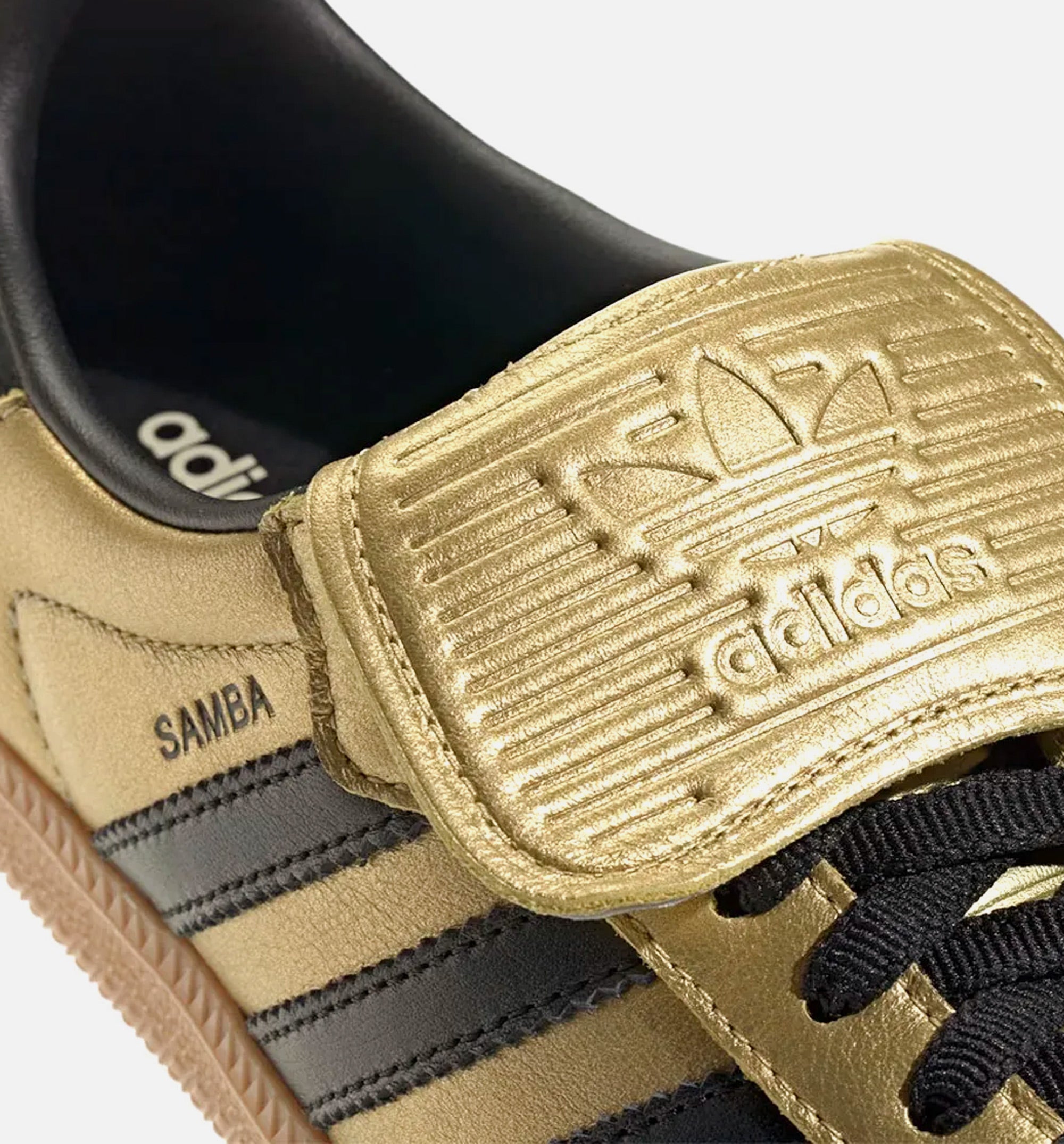 Samba LT Womens Lifestyle Shoe - Gold Metallic/Core Black/Gum、mySite、dreamappss