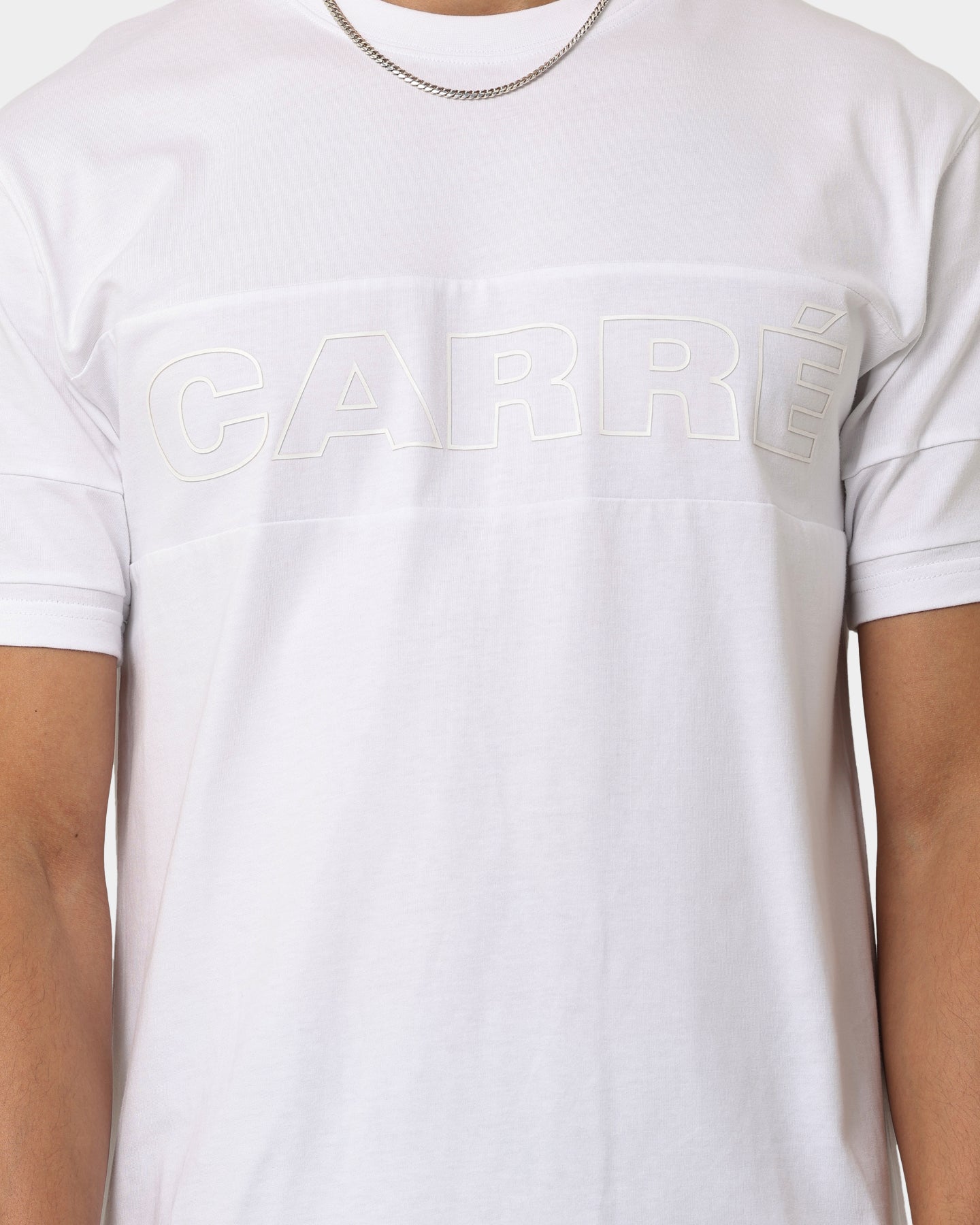 Carré Panneau T-Shirt White/White、mySite、zt4zffjzw