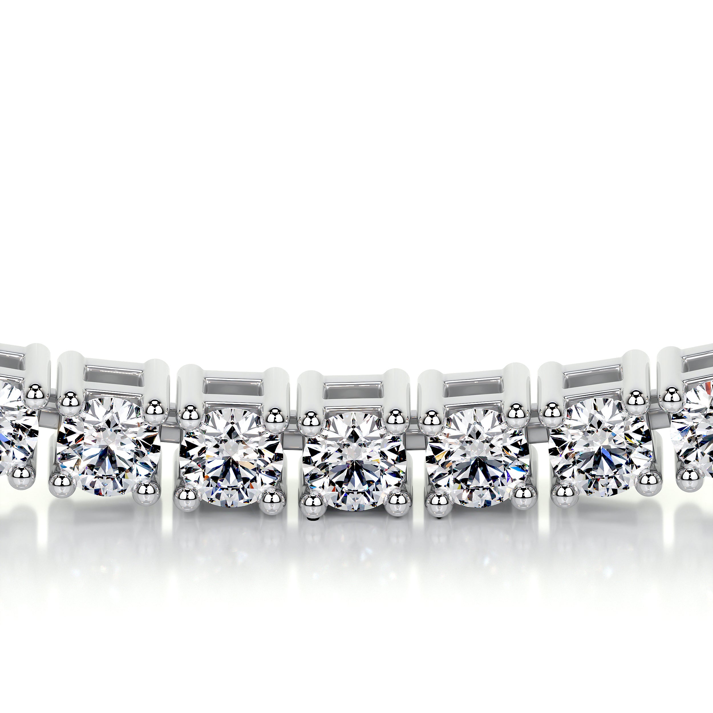 Callie Diamond Tennis Necklace Collier (6.00 Carat) -14K White Gold、mySite、hinf8tx79