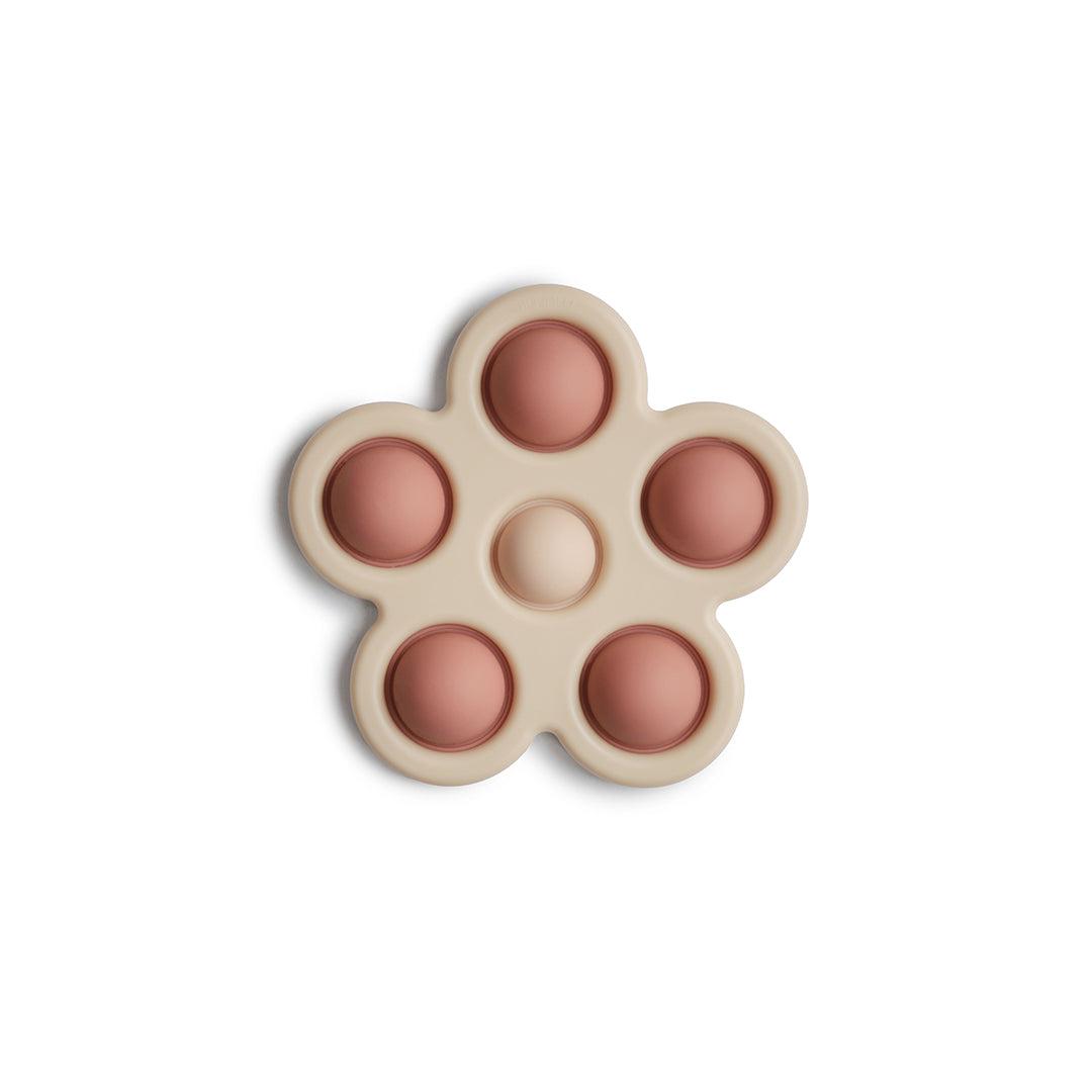 Mushie Flower Press Toy - Rose/Blush/Shifting Sand、mySite、merchandisen
