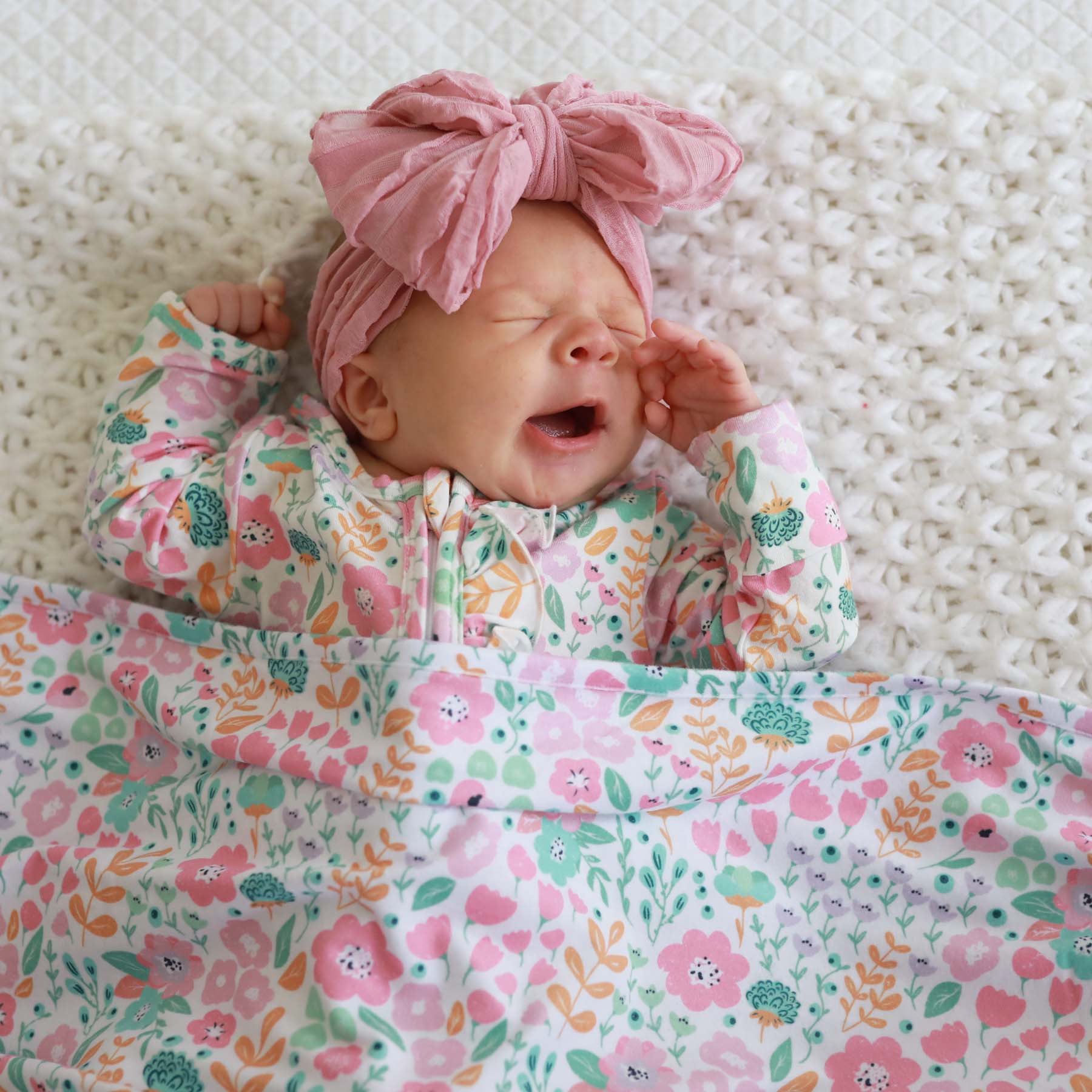  Willow's Whimsy Floral Ruffle Zipper Footie、mySite、layawaytickets