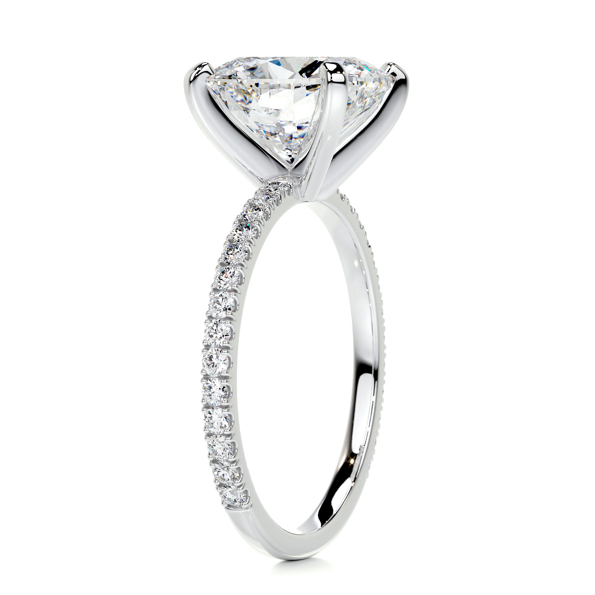 Stephanie Moissanite & Diamond Ring -Platinum、mySite、hinf8tx79