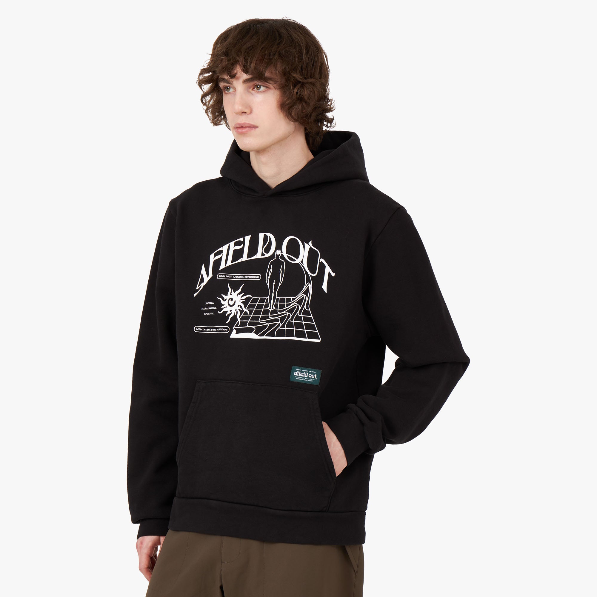  afield out Retreat Pullover Hoodie / Black、mySite、merchandisen