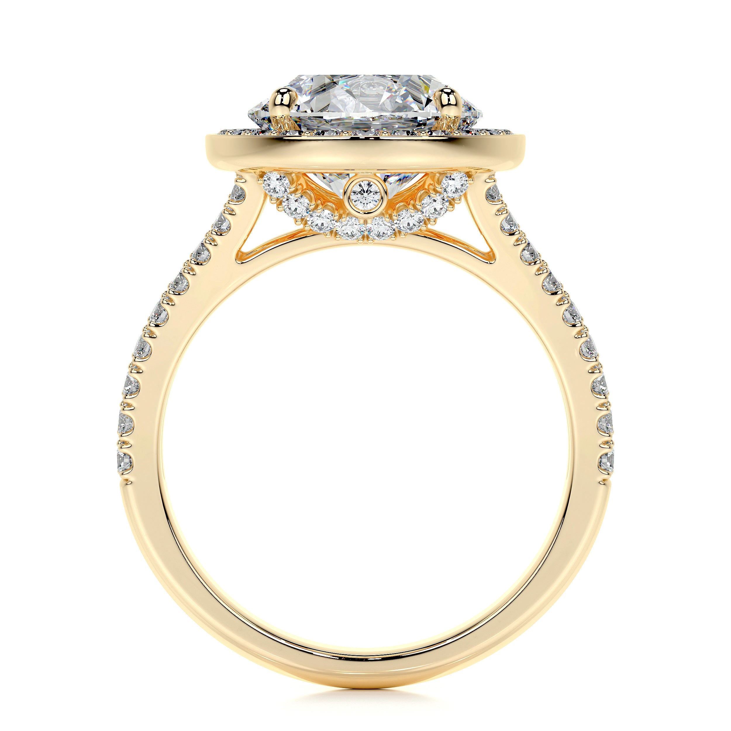 Camilla Lab Grown Diamond Ring -18K Yellow Gold、mySite、hinf8tx79