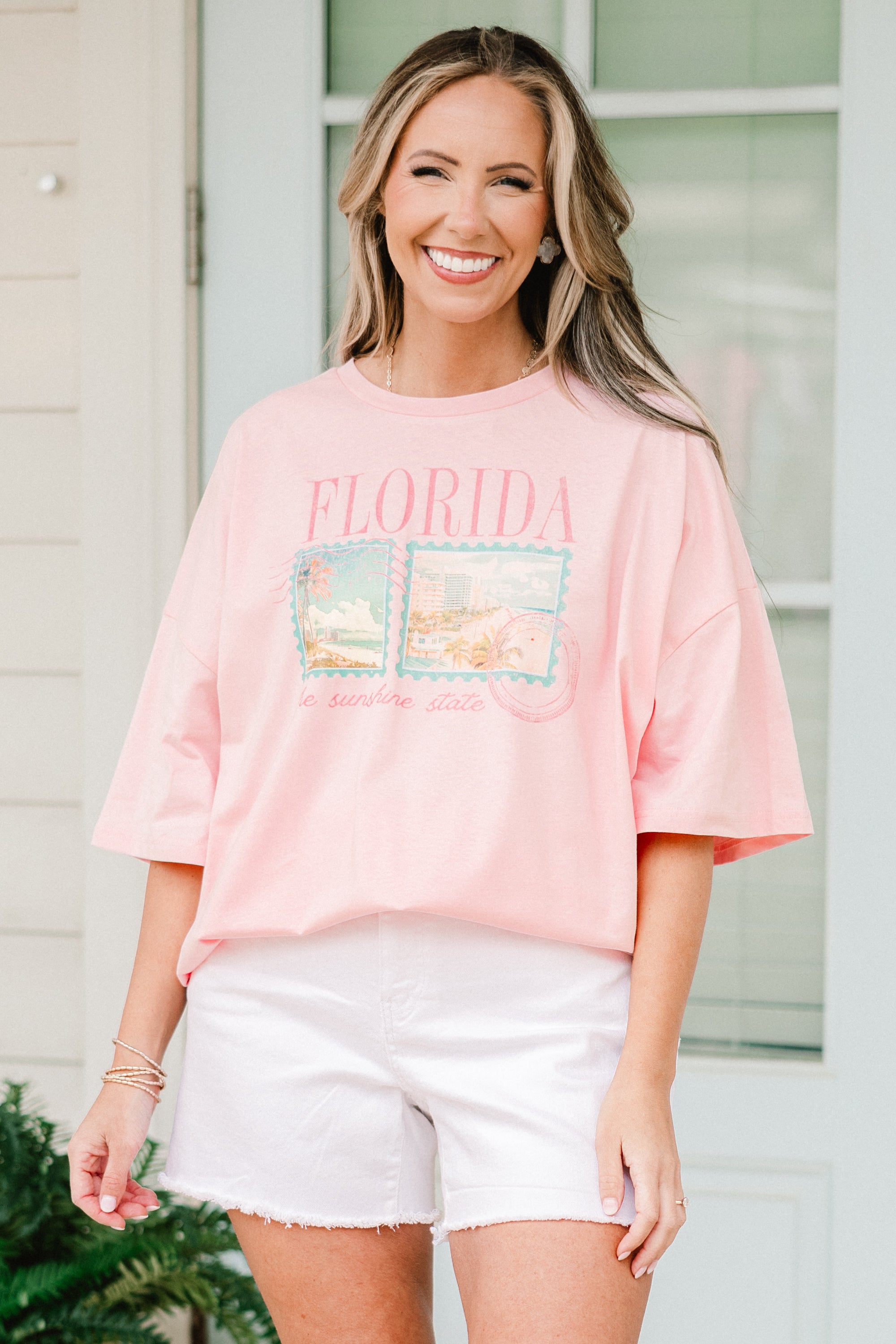  The Sunshine State Boyfriend Tee, Dusty Pink、mySite、justintrudeaud