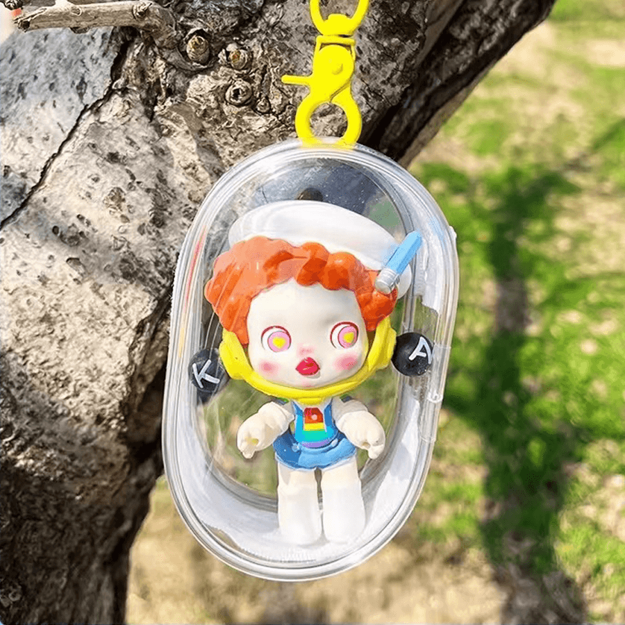  Display Bag for Pop Mart Figurines - Stylish PVC Storage for Blind Boxes | Waterproof & Fun Design、mySite、greenlandpopulation