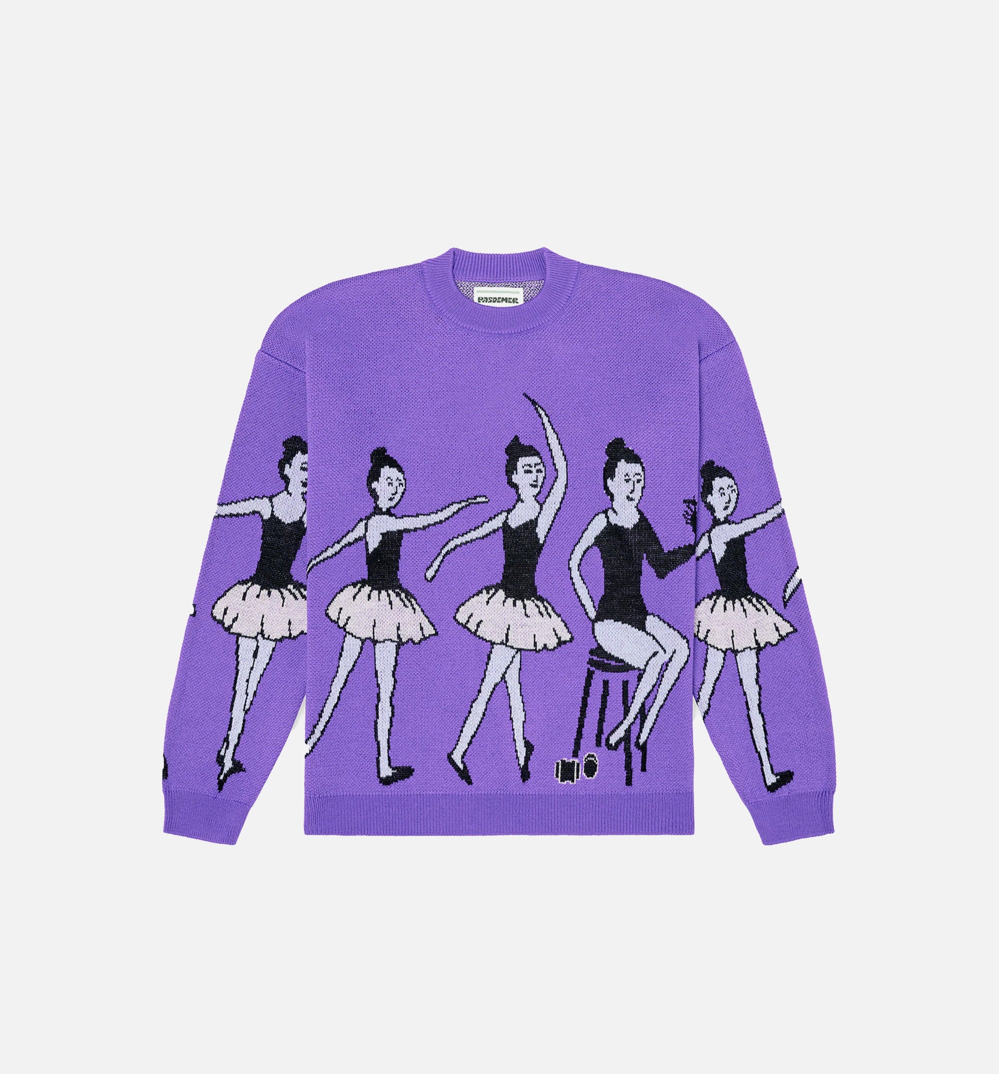 Ballet Jumper Mens Crewneck - Purple、mySite、dreamappss