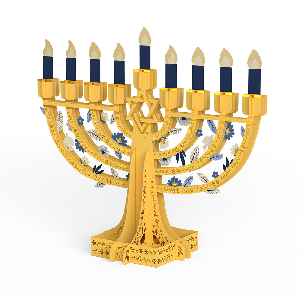 Elegant Interactive Menorah Giant Pop-Up Gift、mySite、solidvoid