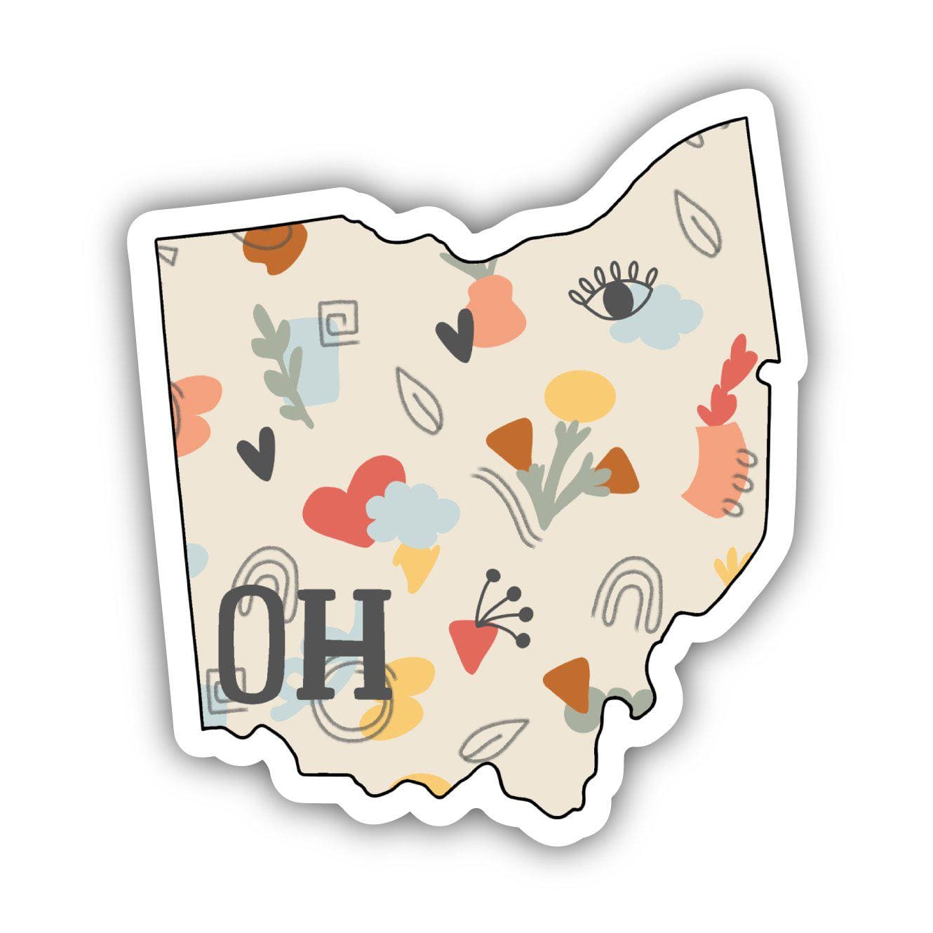  Ohio Abstract Pattern Sticker、mySite、elrpsem3k